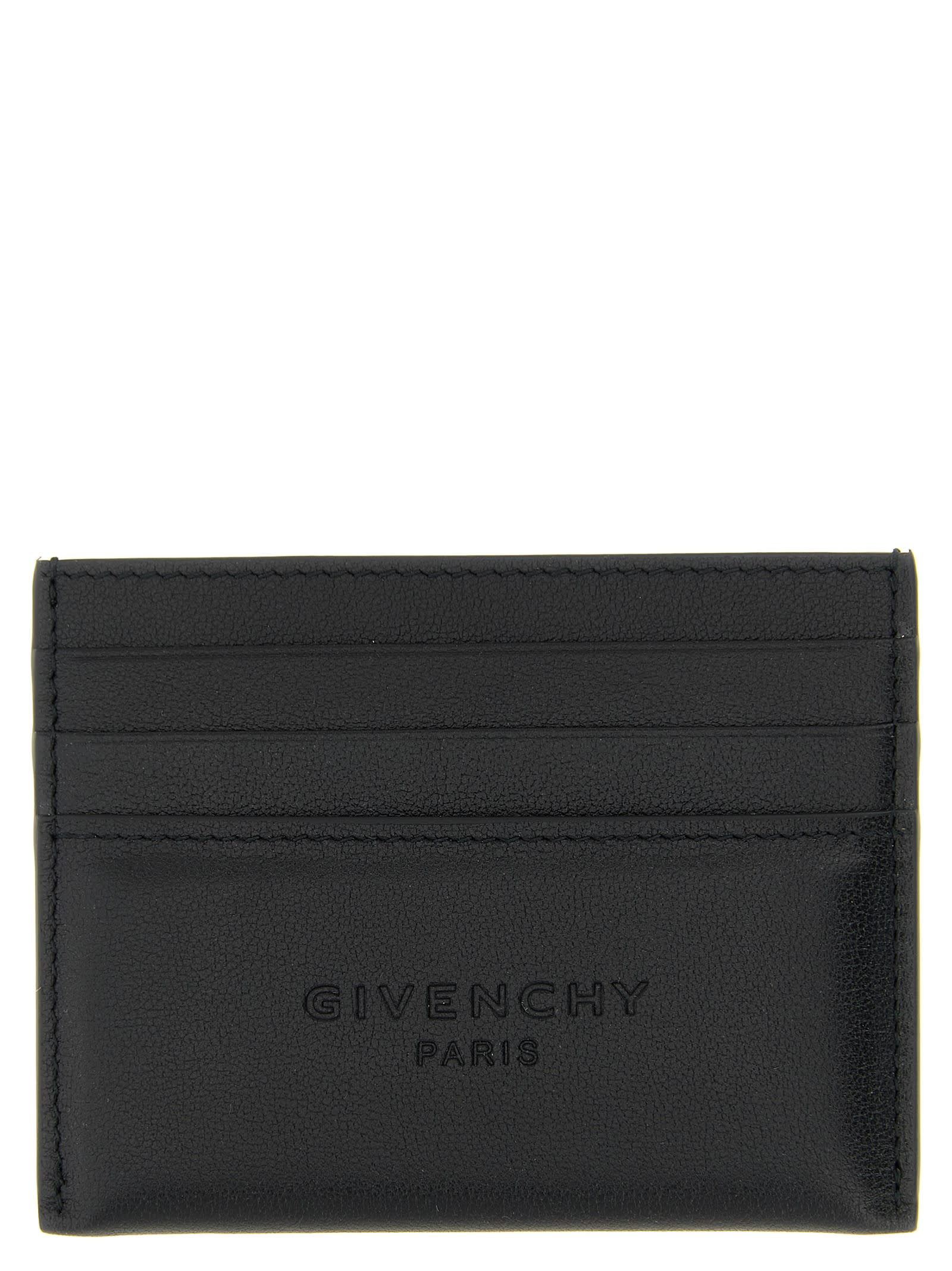 Givenchy Antigona Stamped Card Holder In Black