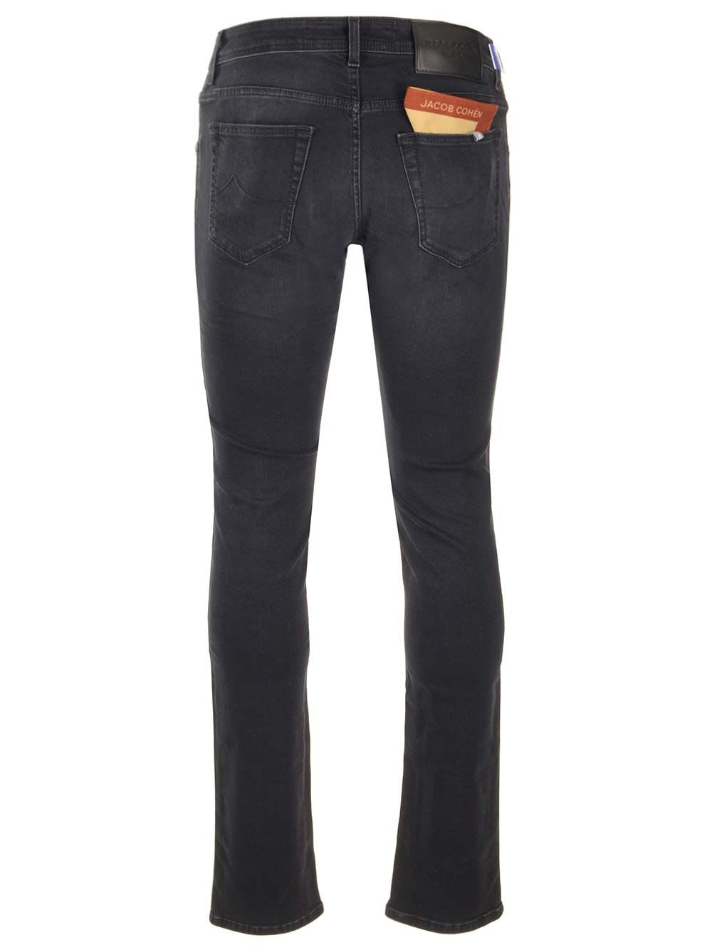 Shop Jacob Cohen Nick Slim Fit Jeans In Grey