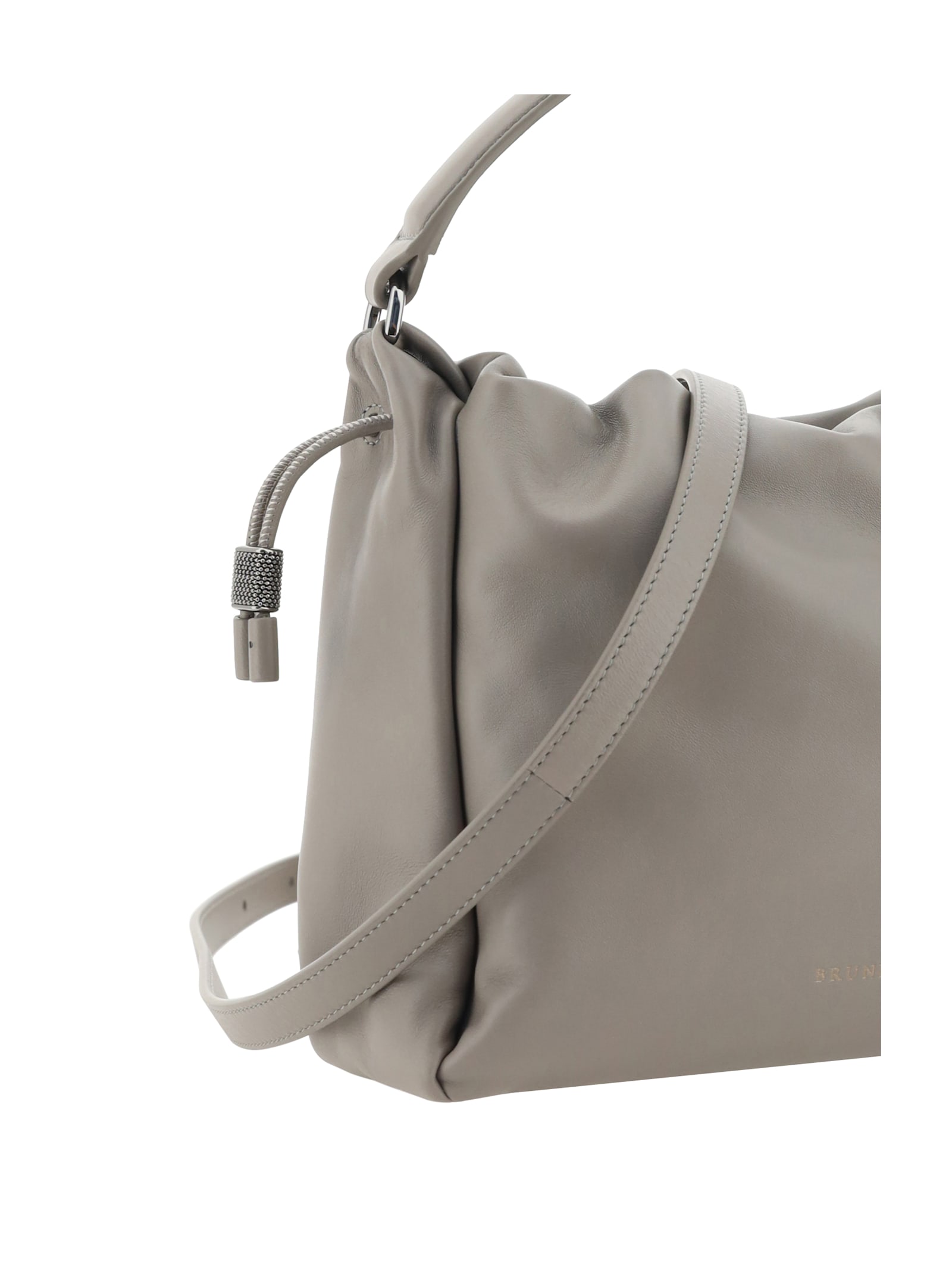 Brunello Cucinelli Shoulder Bag In Sand