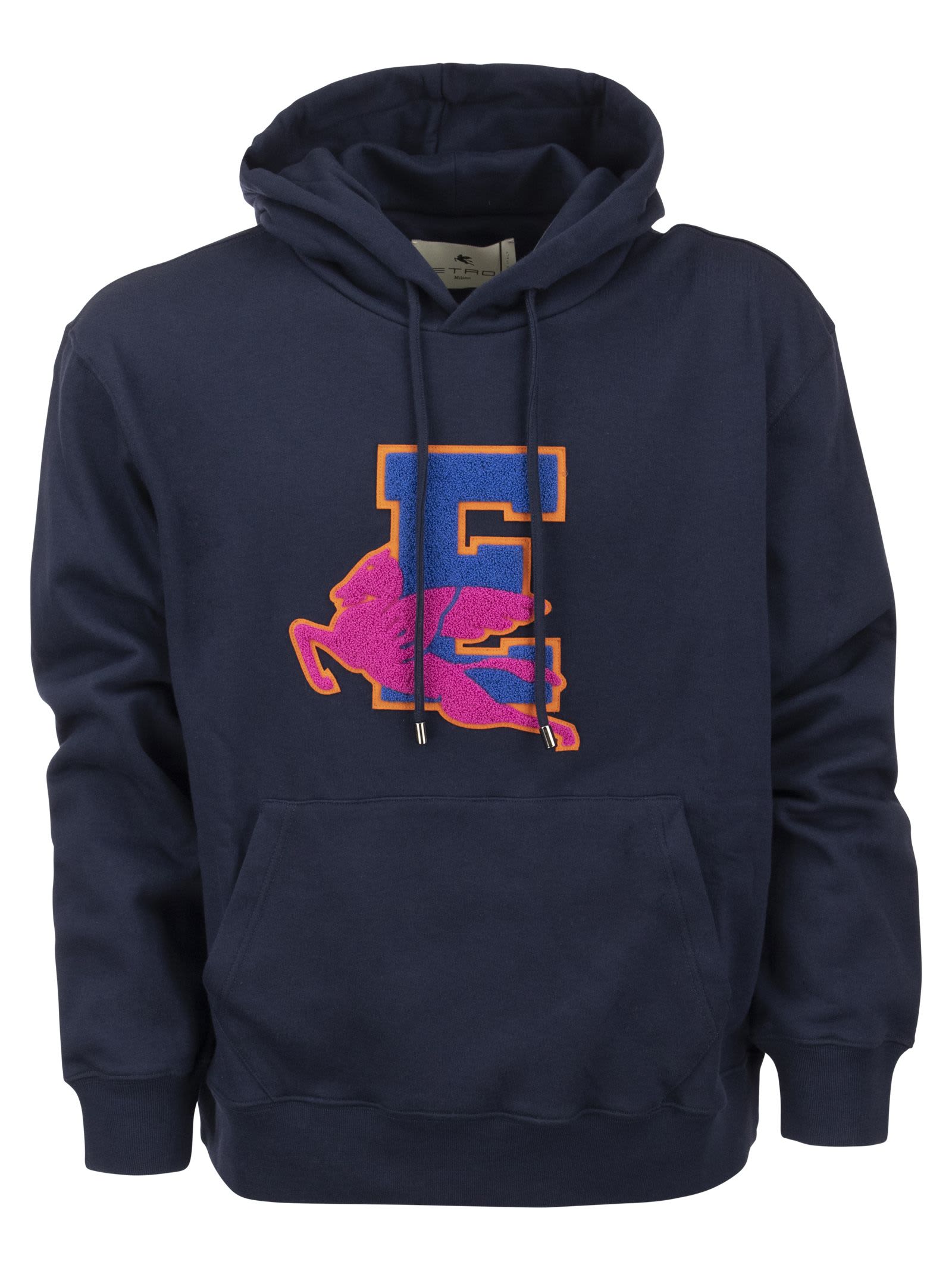 Jersey Sweatshirt With Embroidery