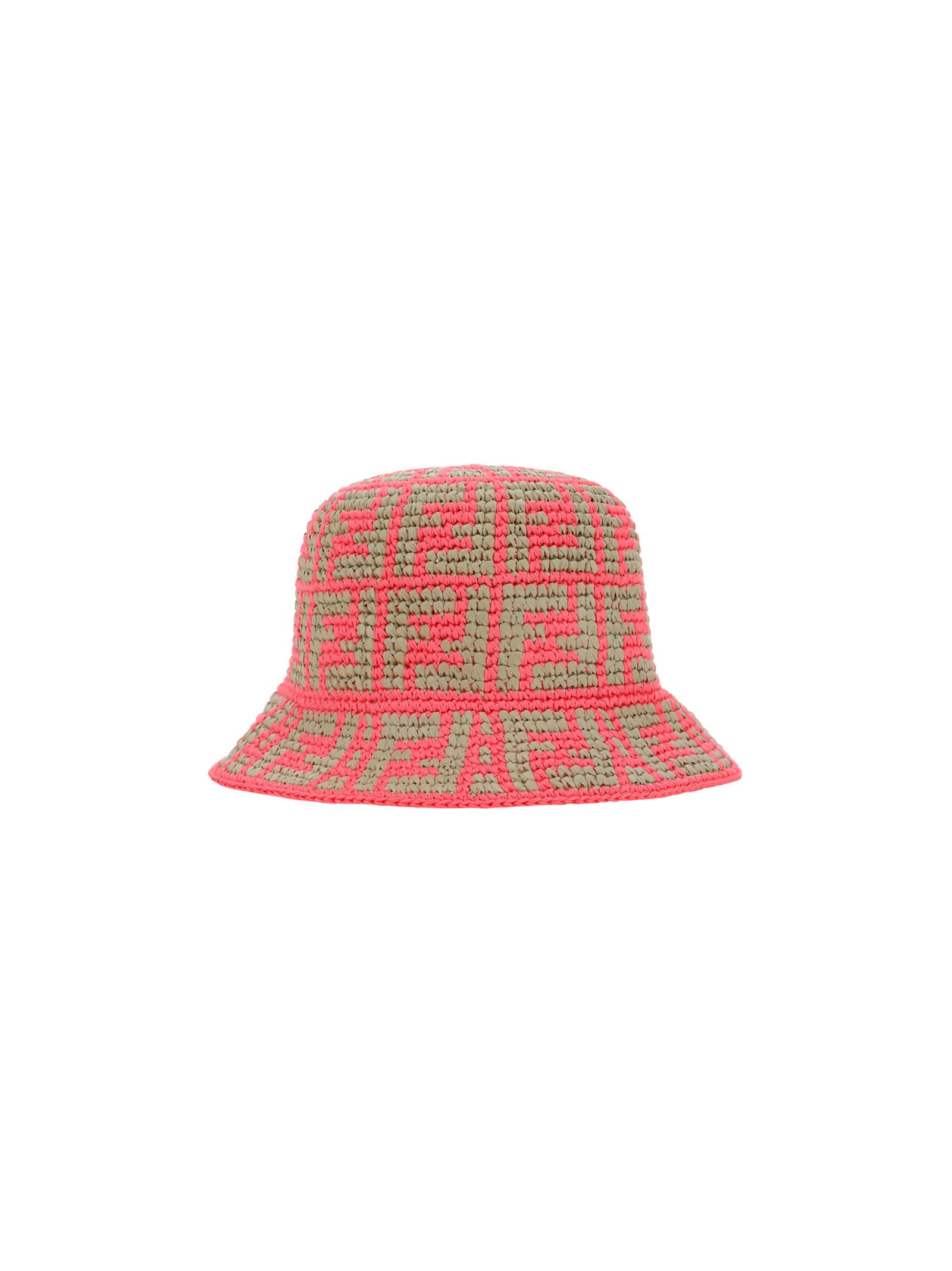 Shop Fendi Bucket Hat In Rosa