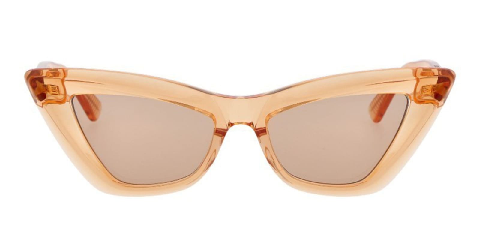 Shop Bottega Veneta Bv1101s-011 - Orange Sunglasses