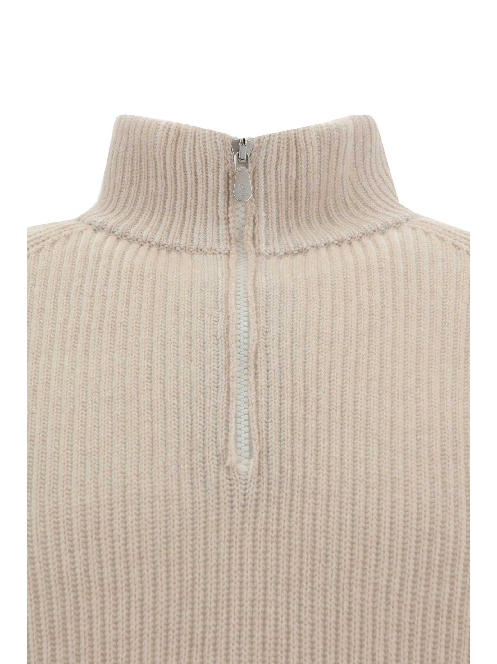 Shop Brunello Cucinelli Knit In Sabbia