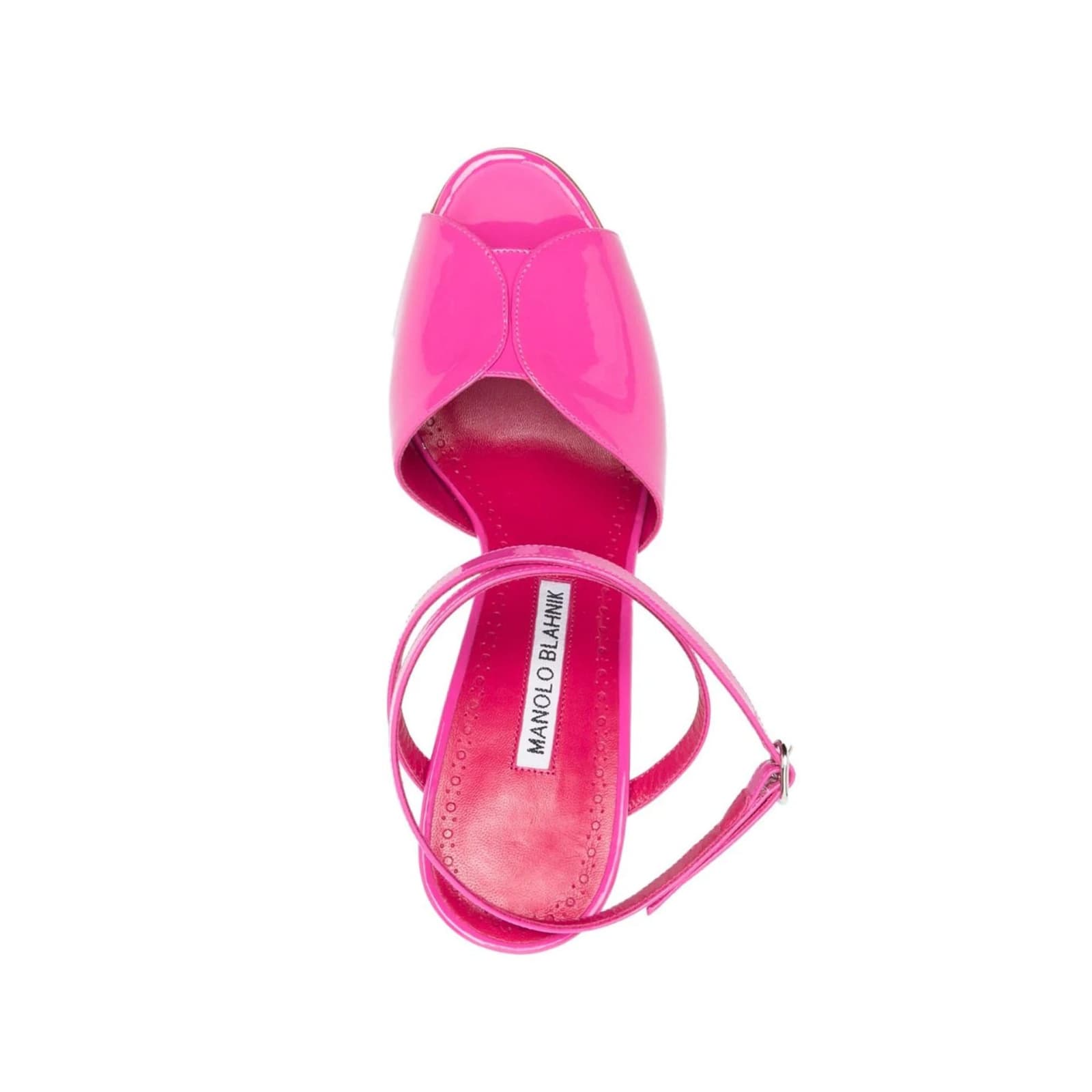 Shop Manolo Blahnik Hourani 105 Sandals In Pink
