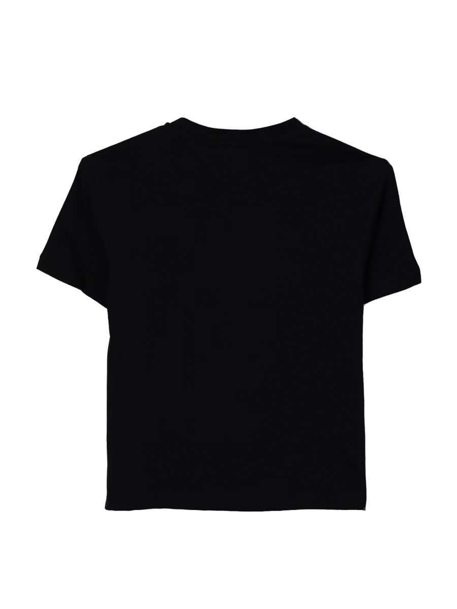 Msgm T-shirt With Logo In Black
