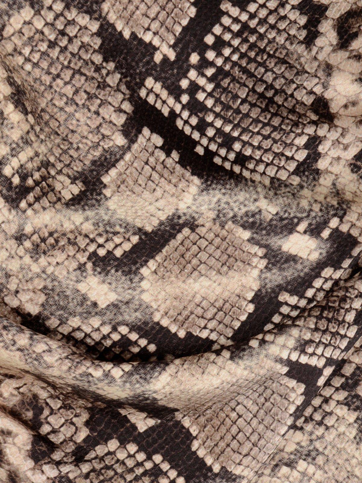 Acne Studios Satin Python Printed Dress