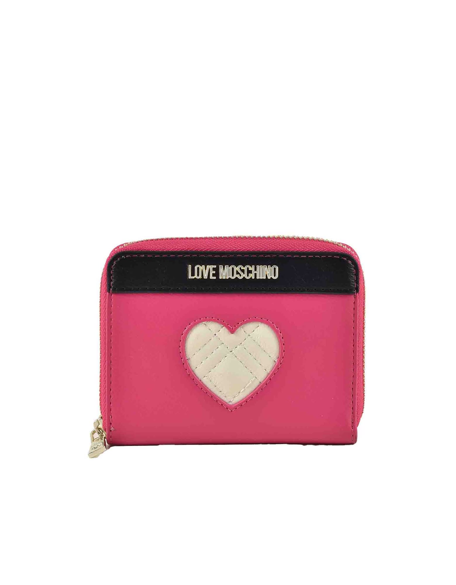 Love Moschino Womens Fuchsia Wallet