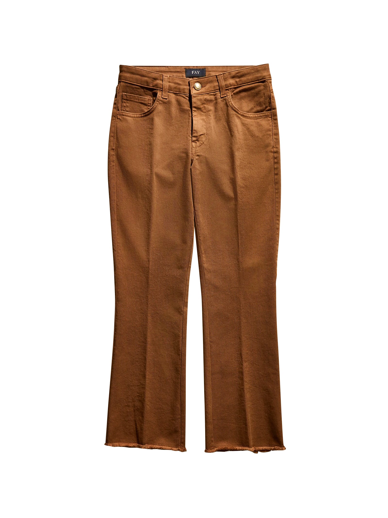 Fay Fringed 5-pocket Trousers
