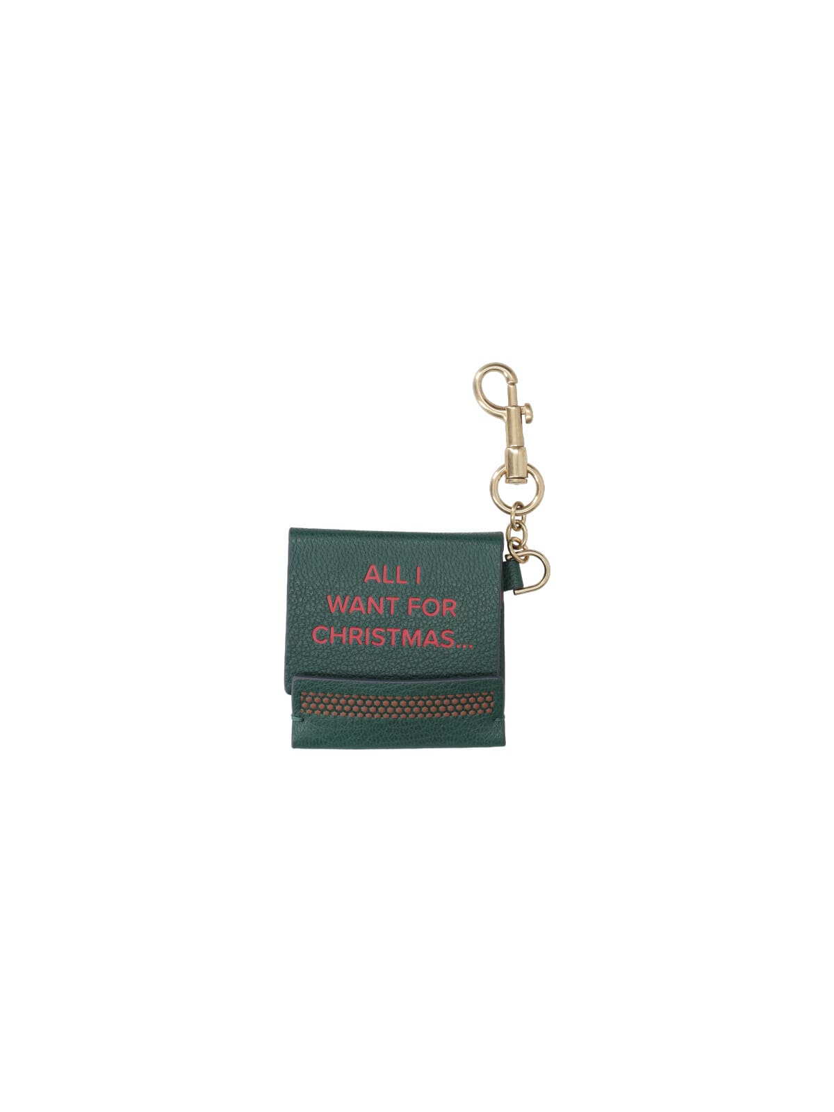 Anya Hindmarch All I Want For Christmas... Keyring In Green