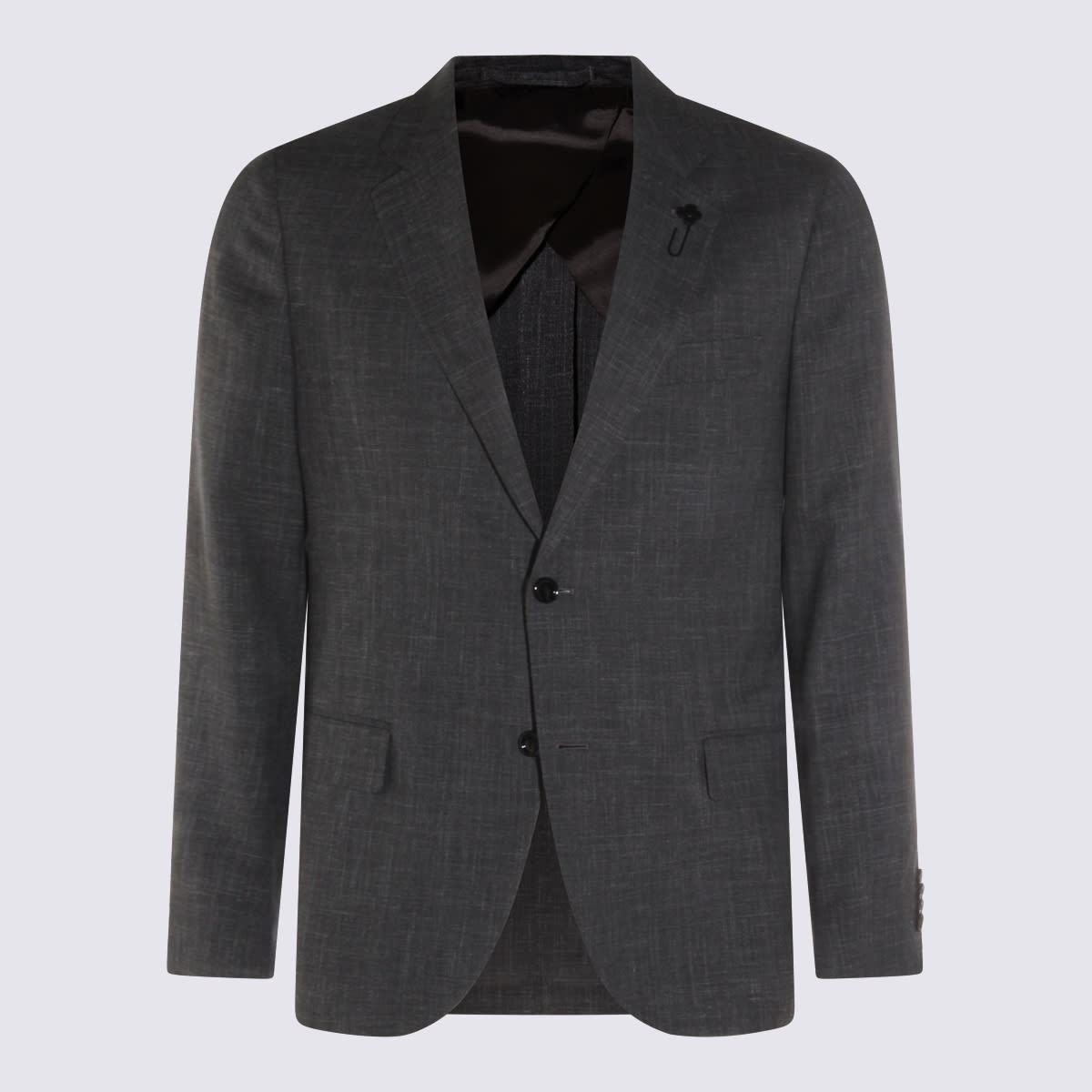 Lardini Dark Grey Wool Suits Lardini Dark Grey Wool Suits