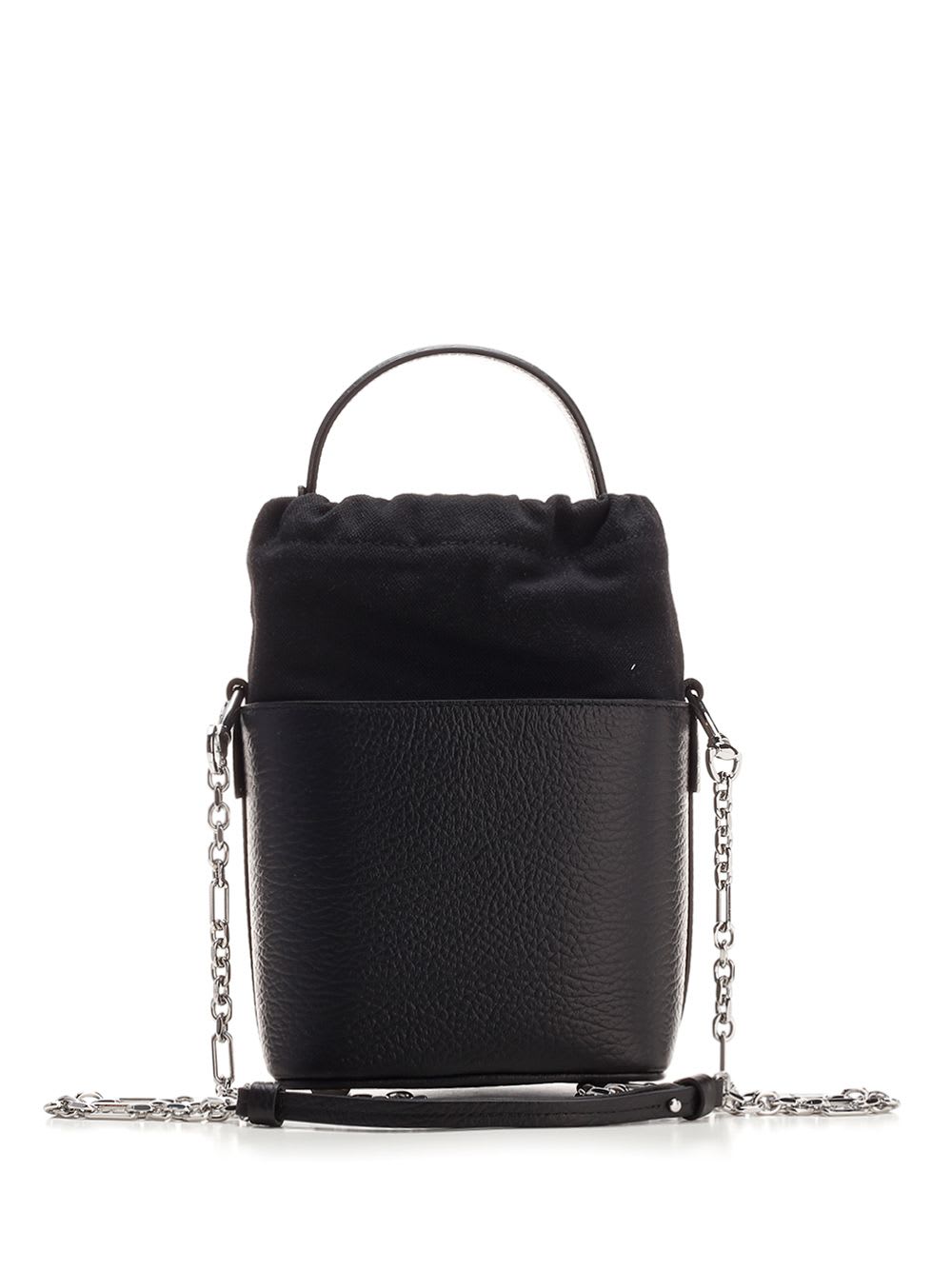 Shop Maison Margiela 5ac Small Bucket Bag In Black