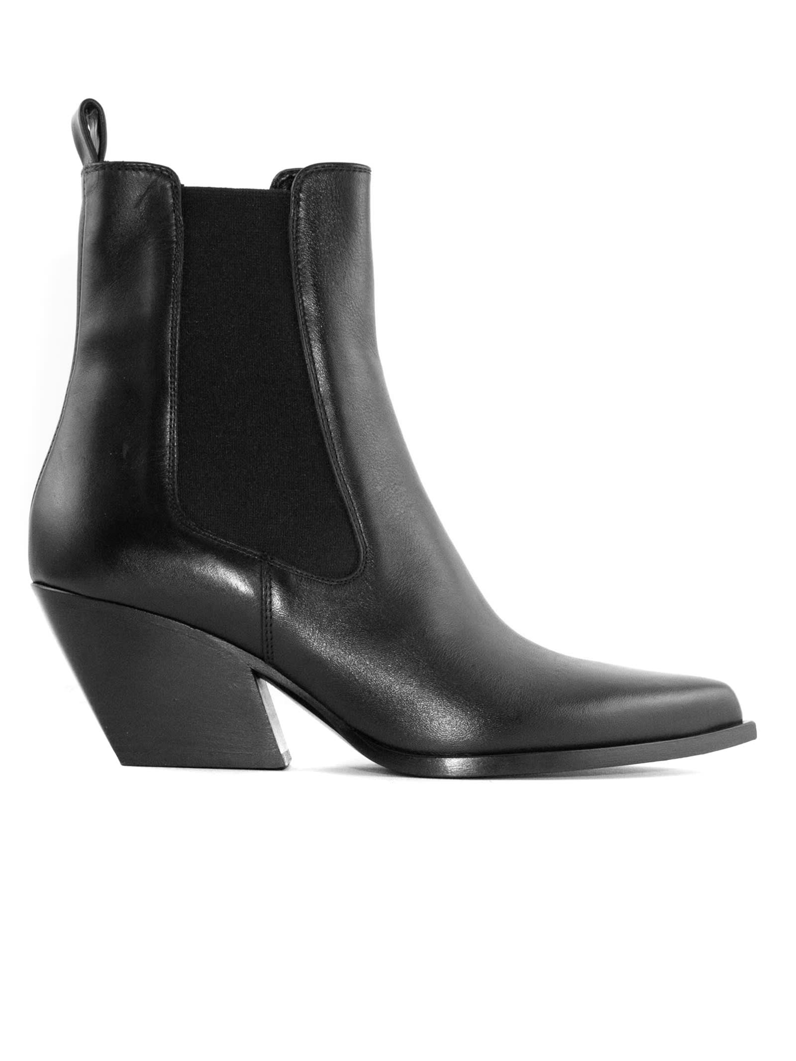 Black Beatles Texan Ankle Boot