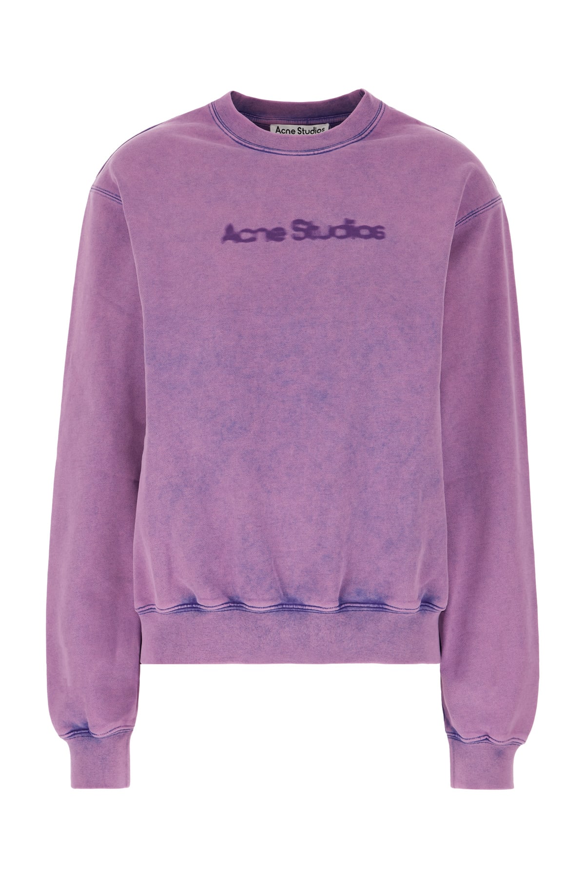 Purple Cotton Oversize Sweatshirt