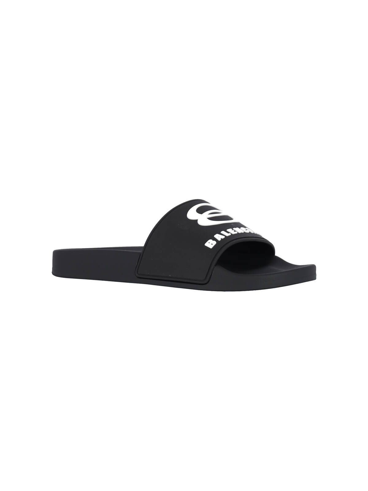 Balenciaga Pool Slide Sandals In Black