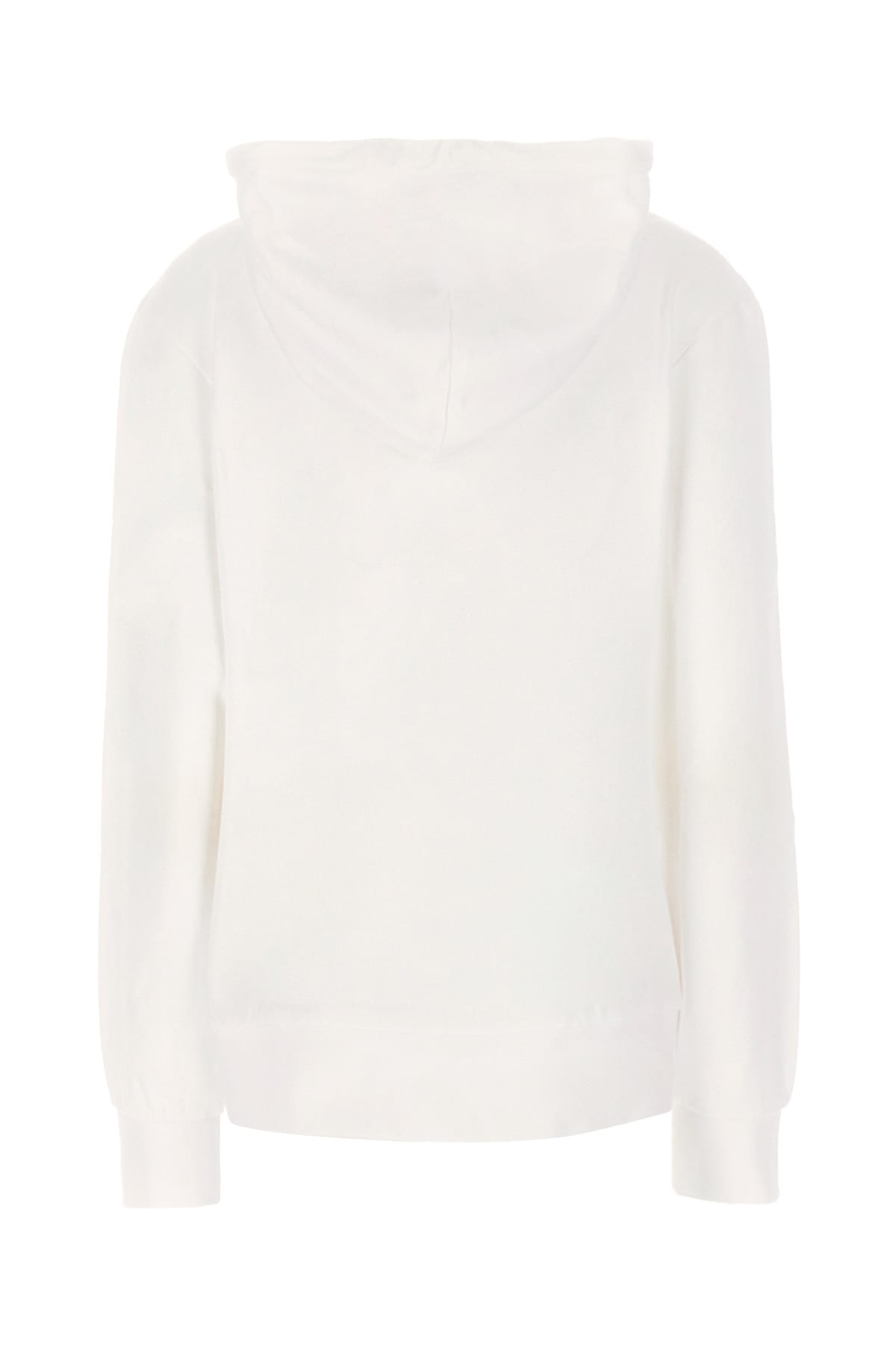 Shop Jw Anderson White Cotton Blend Oversize Sweatshirt In 001