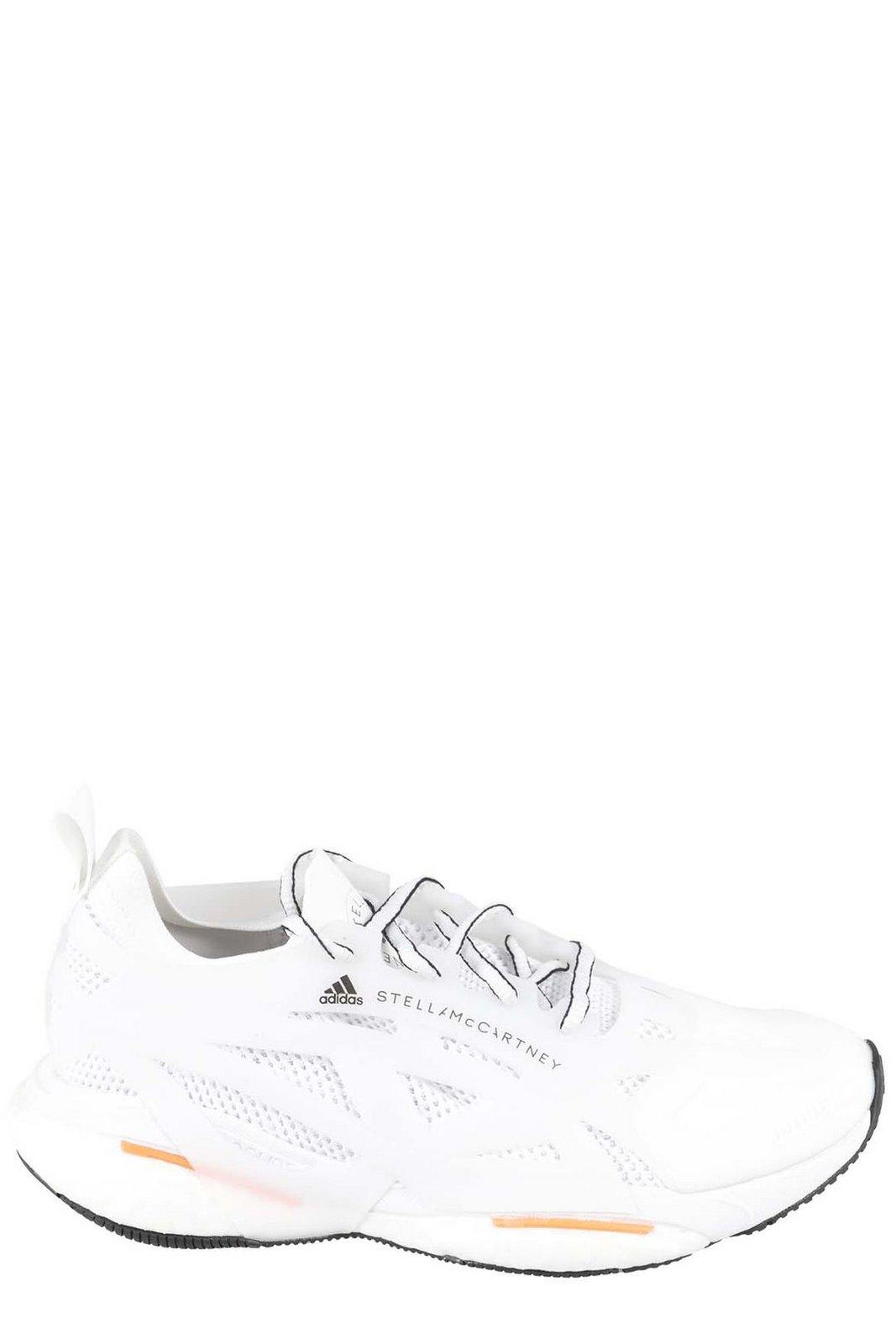 Shop Adidas By Stella Mccartney Solarglide Low-top Sneakers In Ftwwht/ftwwht/cblack