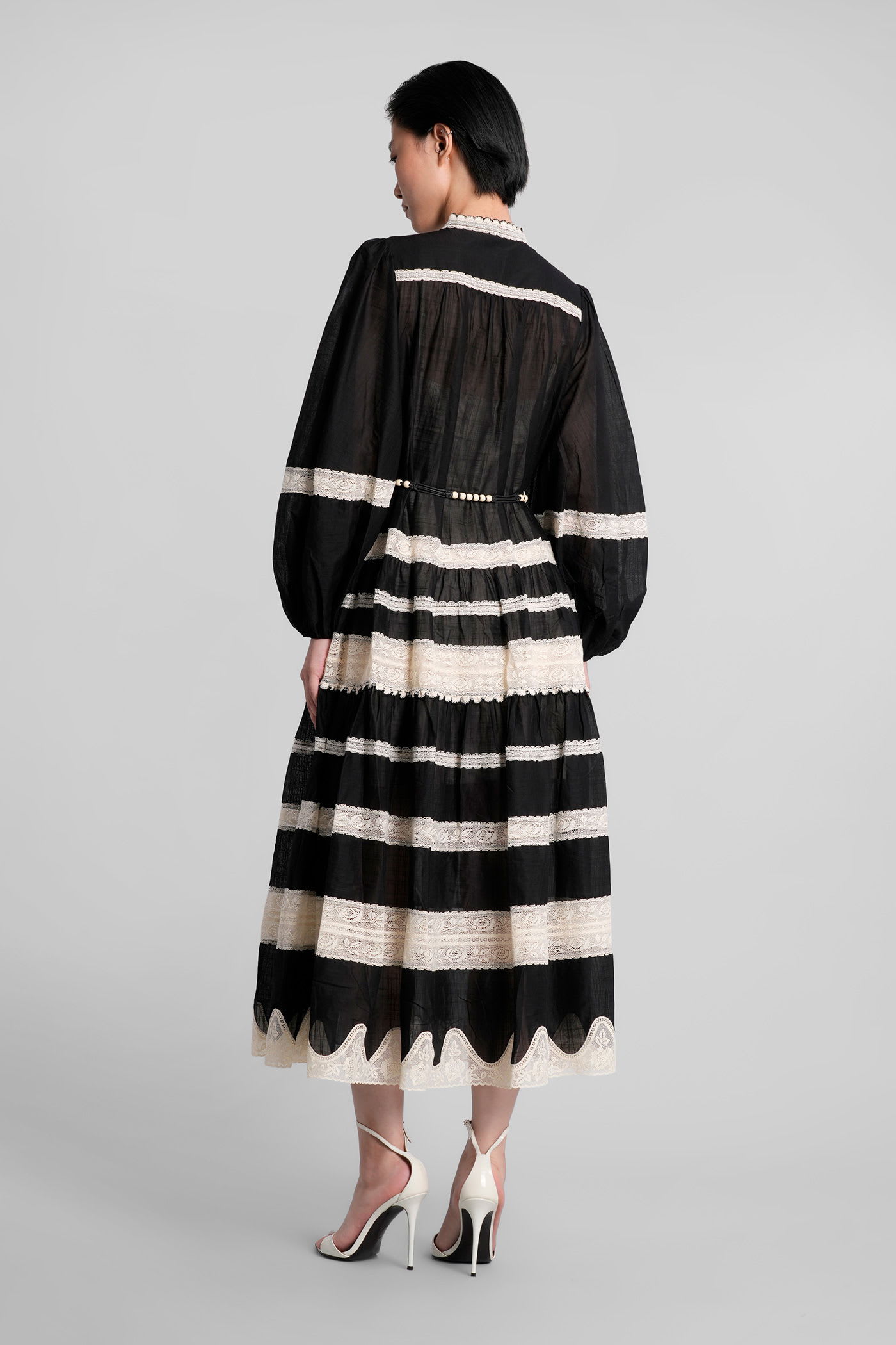 Zimmermann Rhiannon Billow Maxi Dress In Black