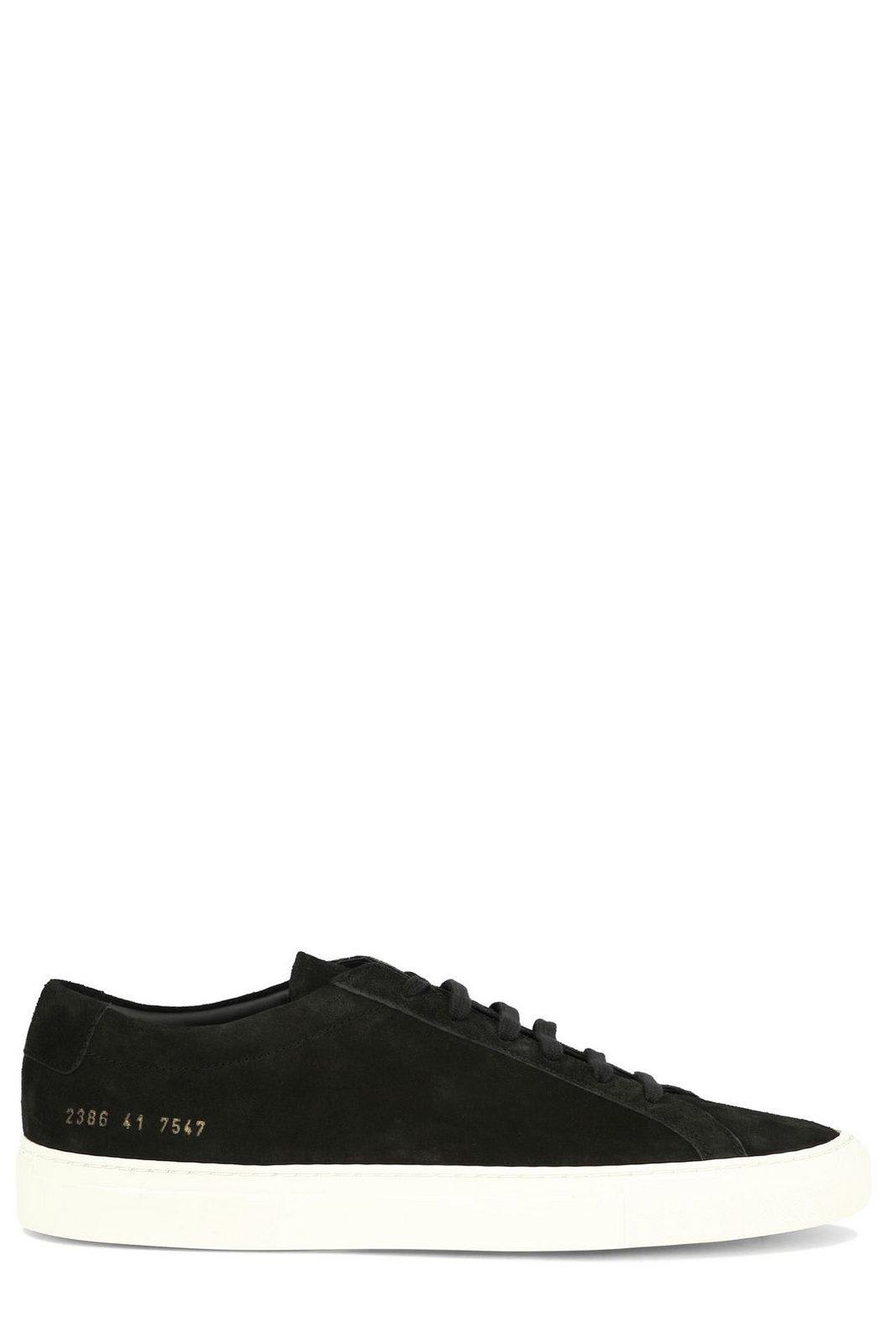 Common Projects Achilles Sneakers In Black Suede