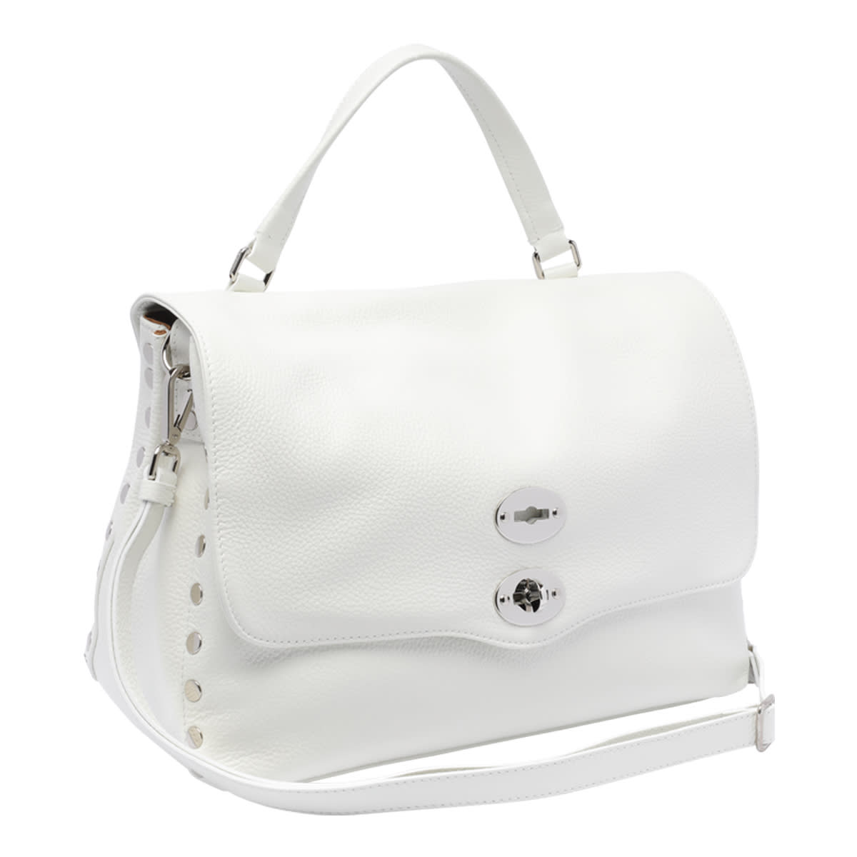 Zanellato Medium Postina Daily Handbag In White