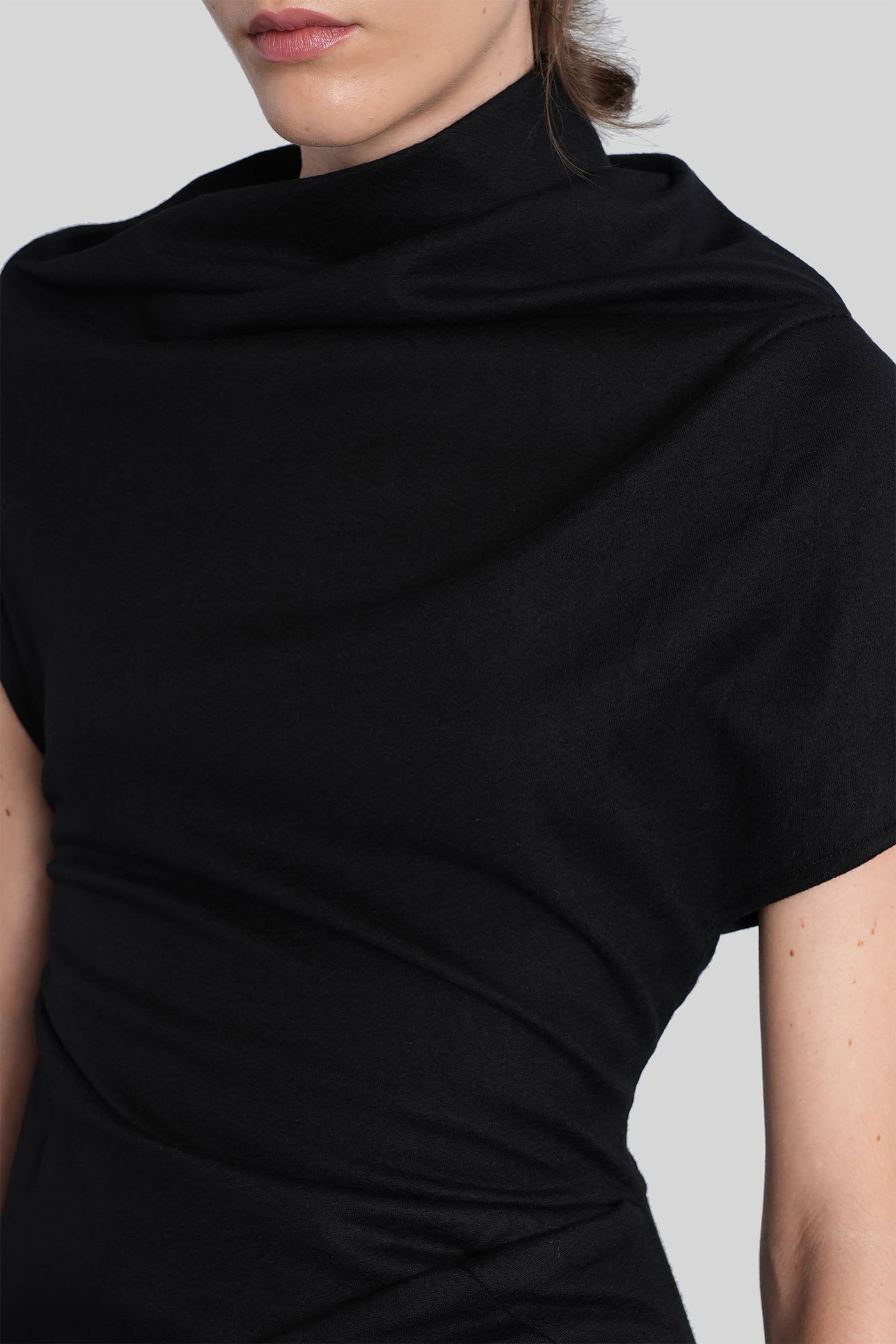 Entire Studios Flop Topwear In Black Wool In Black