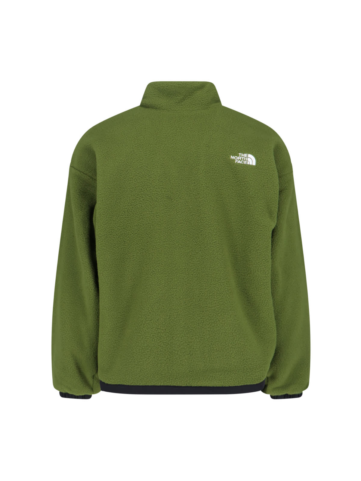 The North Face Reversible Fleece Jacket Wind Protection In Green