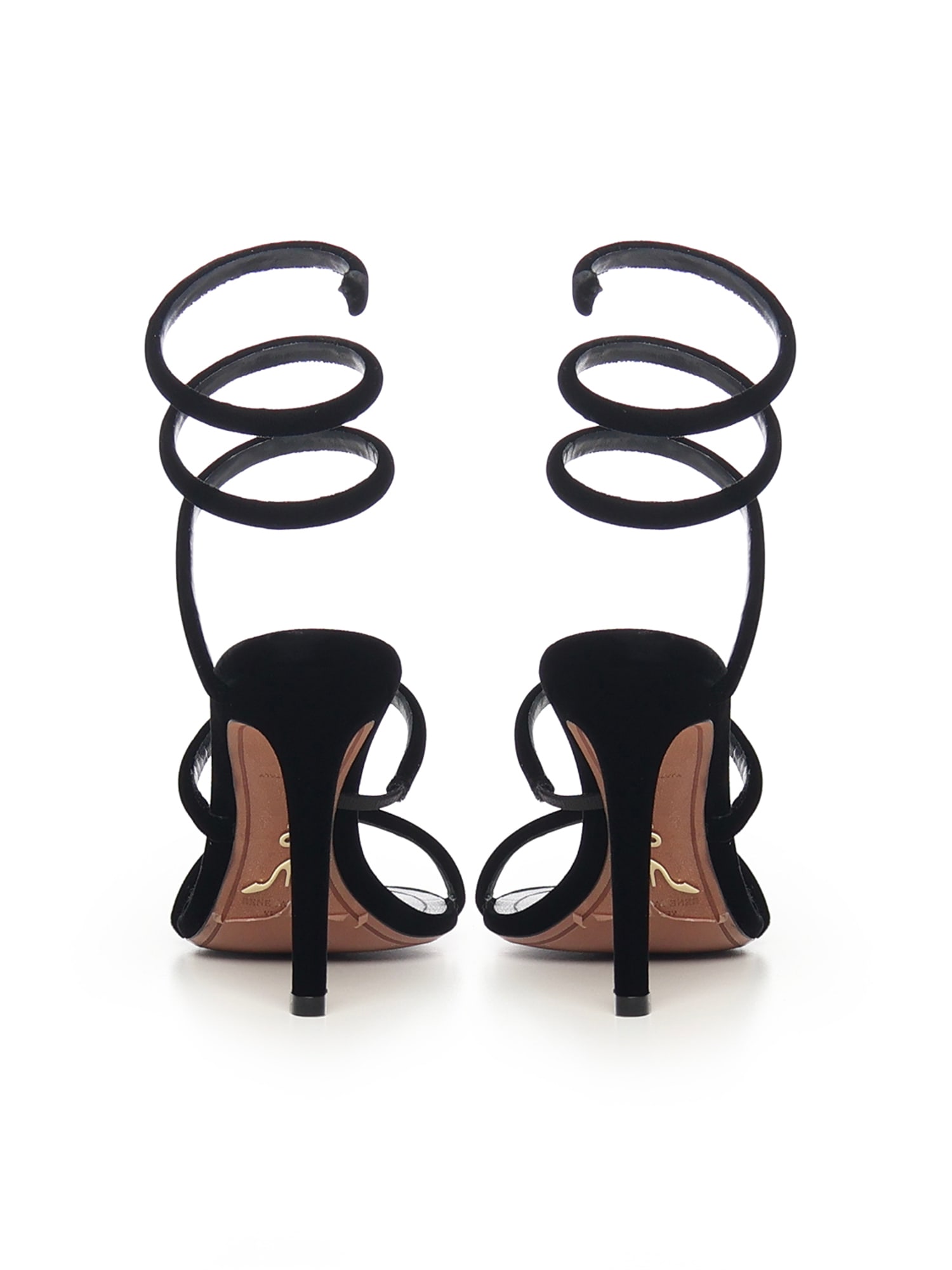 René Caovilla Cleo 105 Sandals In Black