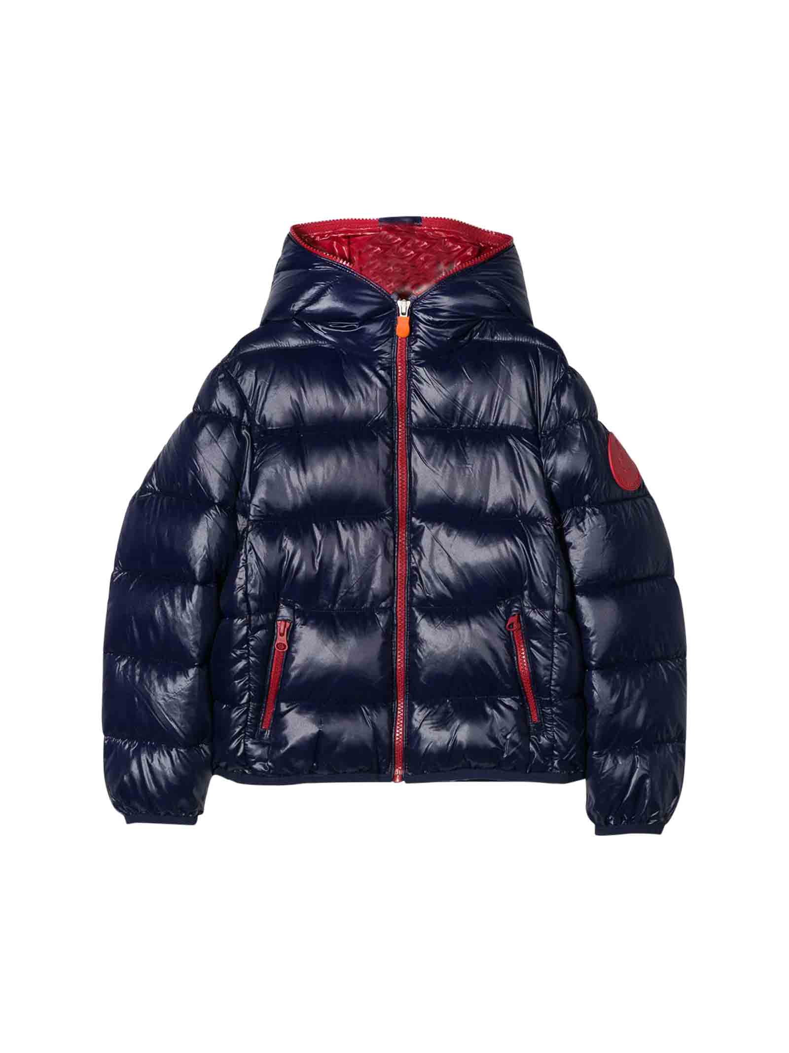 Save The Duck Luxury Fashion Boys Outerwear Jacket Summer Blue