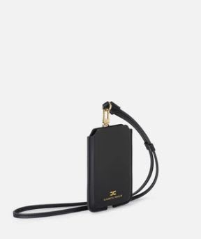 Elisabetta Franchi Logo Phone Cover In Black