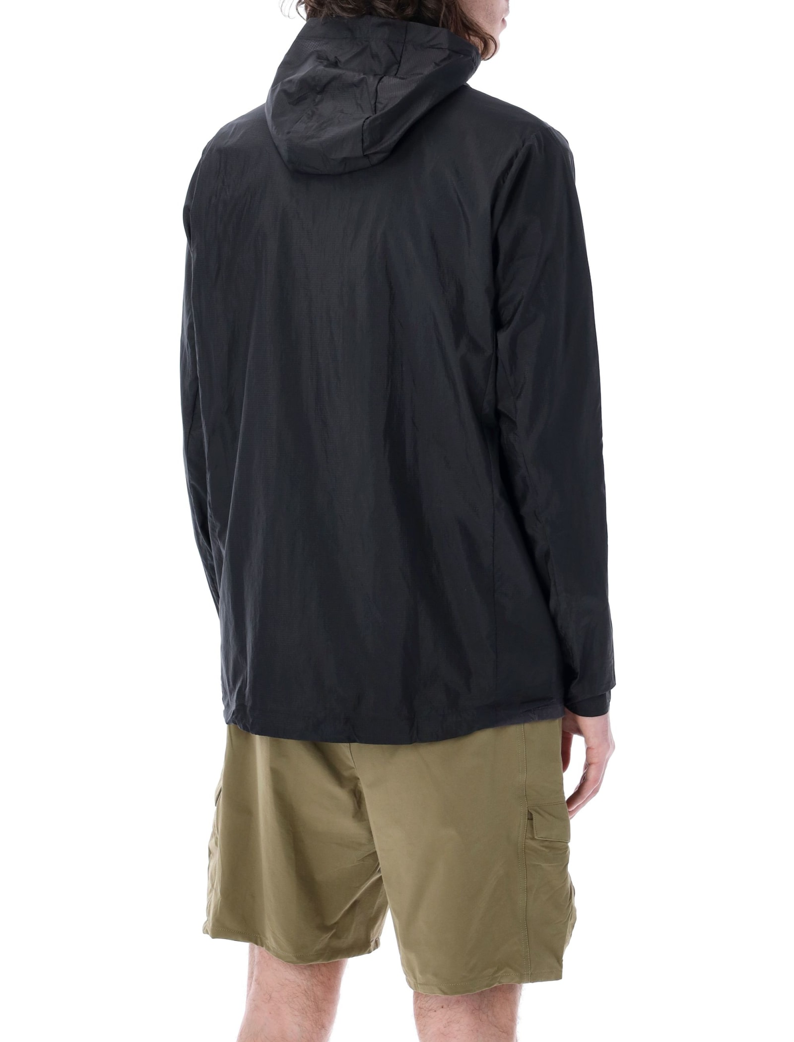 Patagonia Jacket Nylon Adjustable Hood In Black