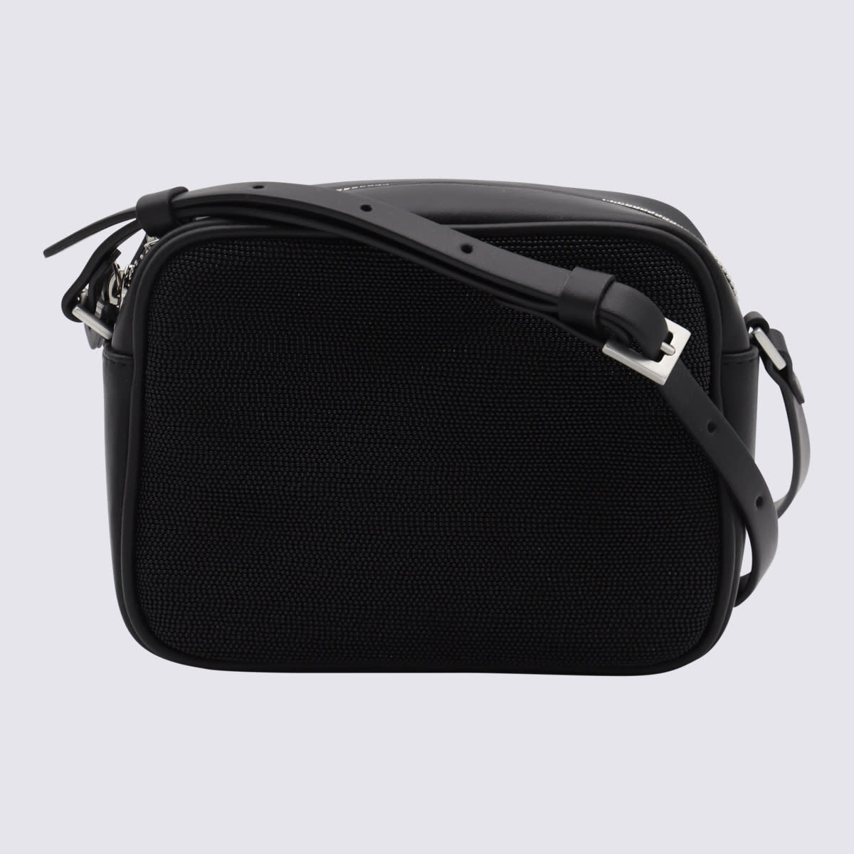 Black Leather Crossbody Bag