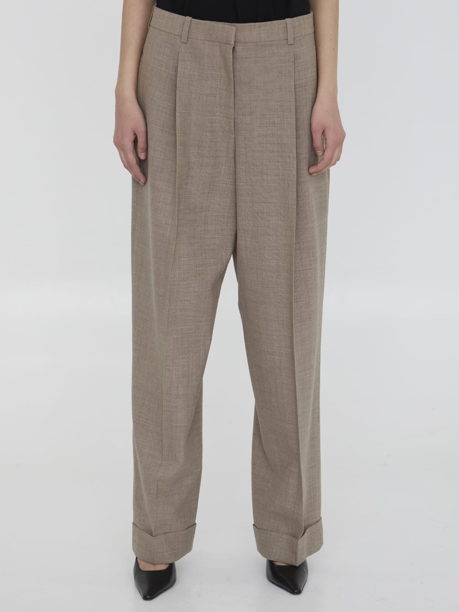 The Row Tor Trousers In Grey