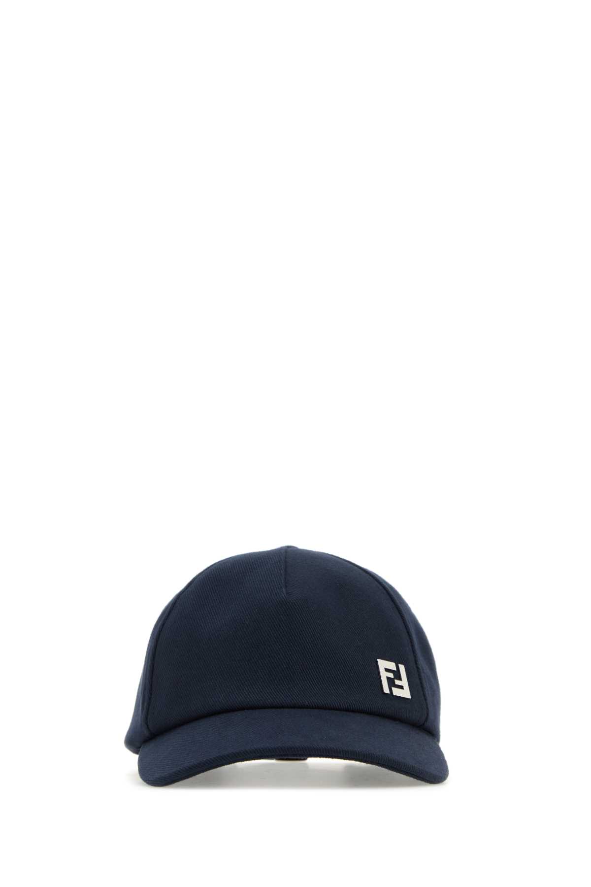 FENDI MIDNIGHT BLUE COTTON BASEBALL CAP 