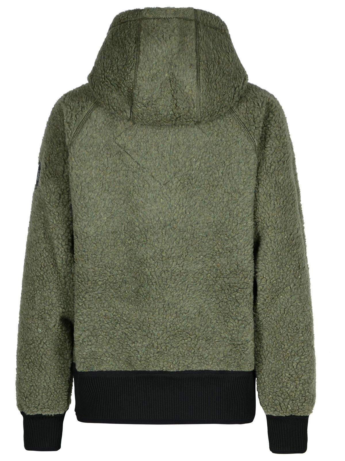 Shop Canada Goose Simcoe Green Wool Blend Fleece