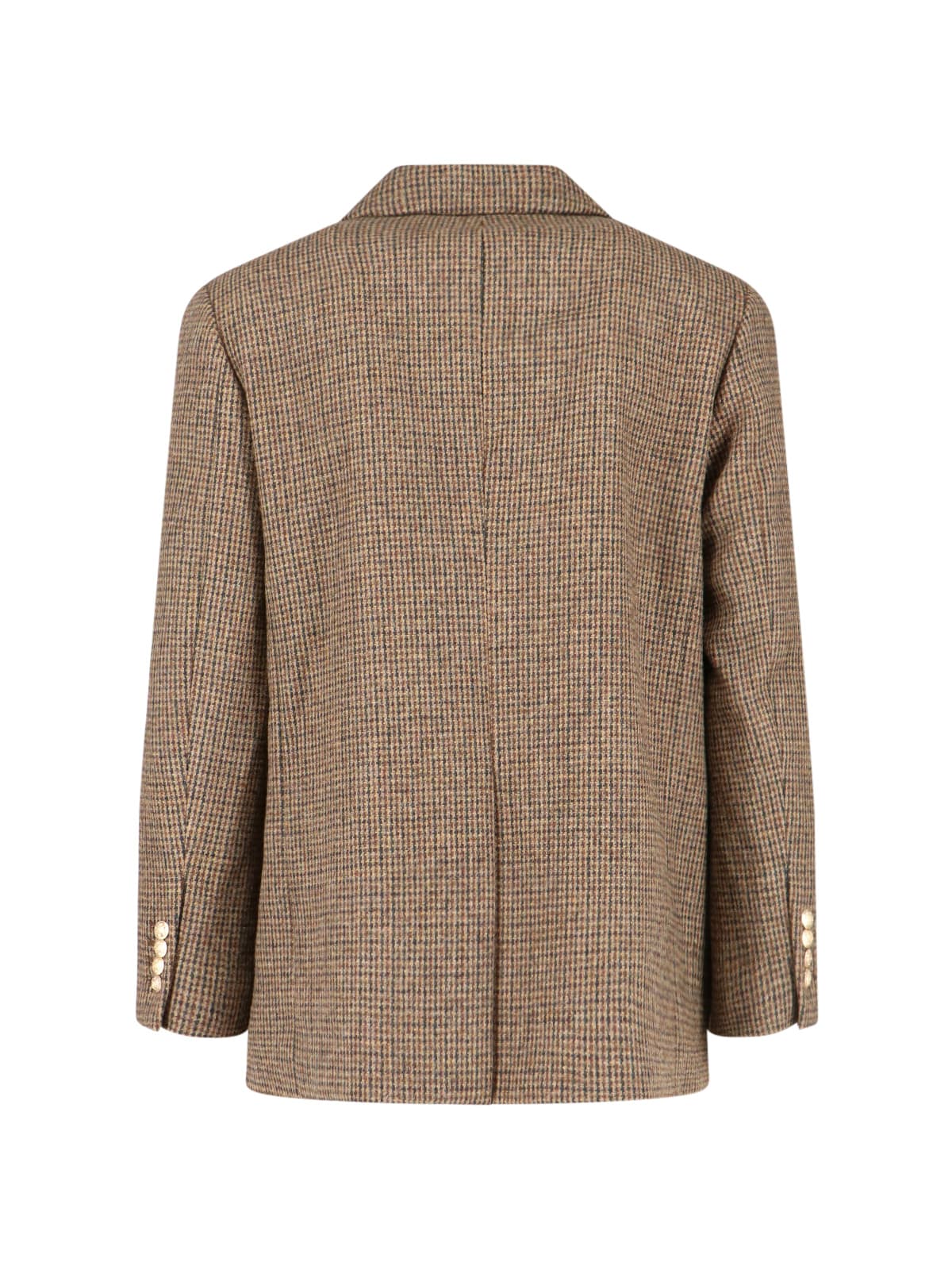 Dunst Single-breasted Wool Blend Blazer In Brown