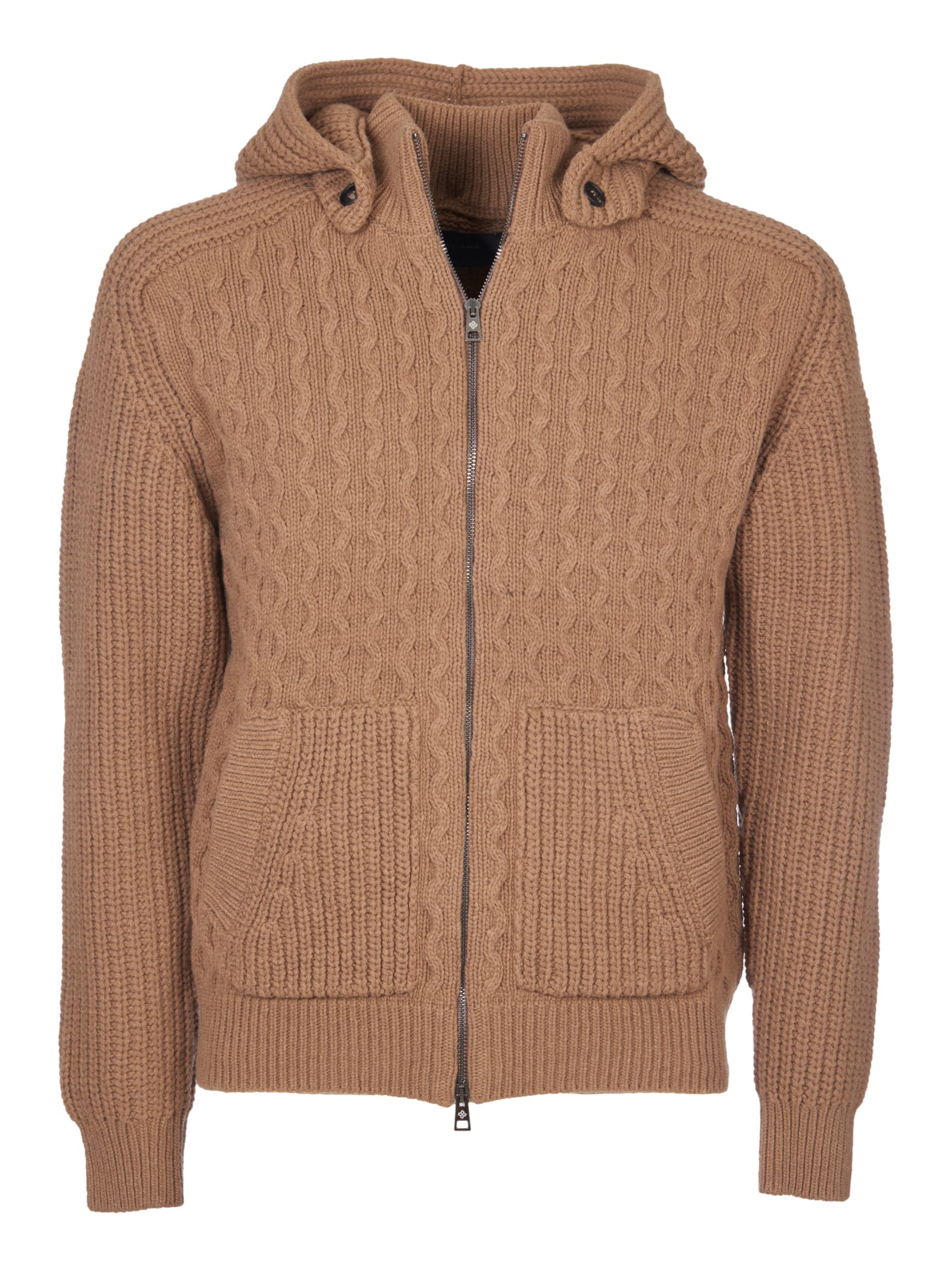 Shop Tagliatore Jacket In Camel