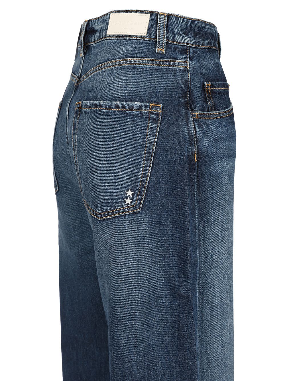 Shop Icon Denim Poppy Wide Leg Jeans In Blue