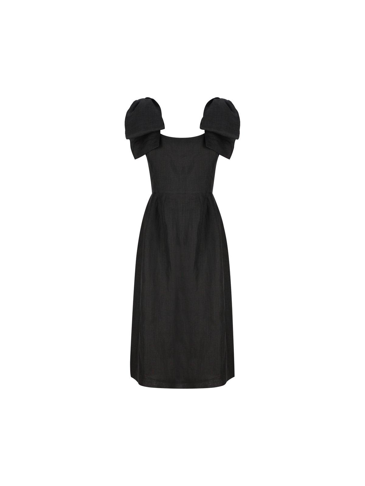 Chloé Bow-strap Midi Dress