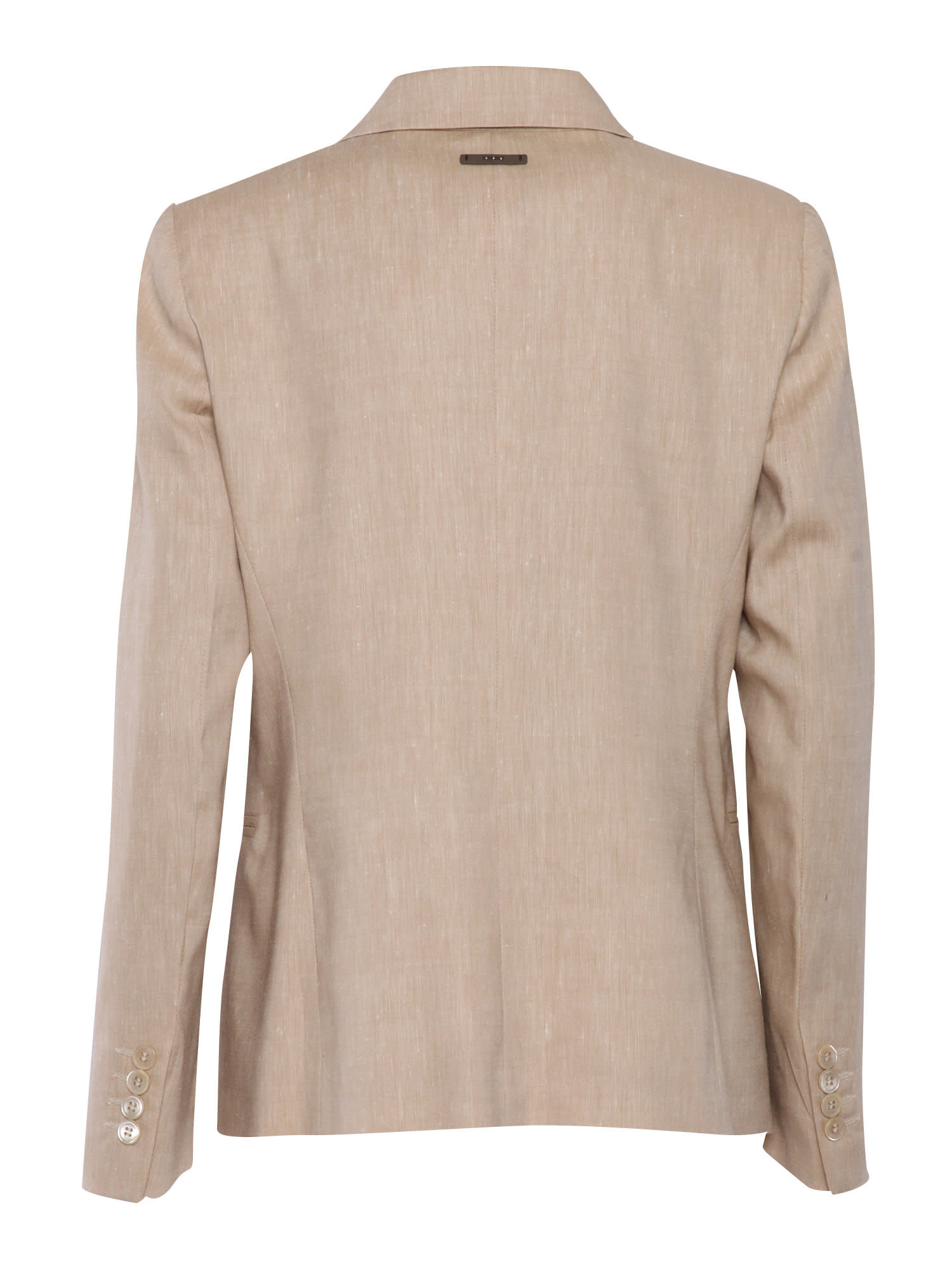 Shop Peserico Woman Jacket In Beige
