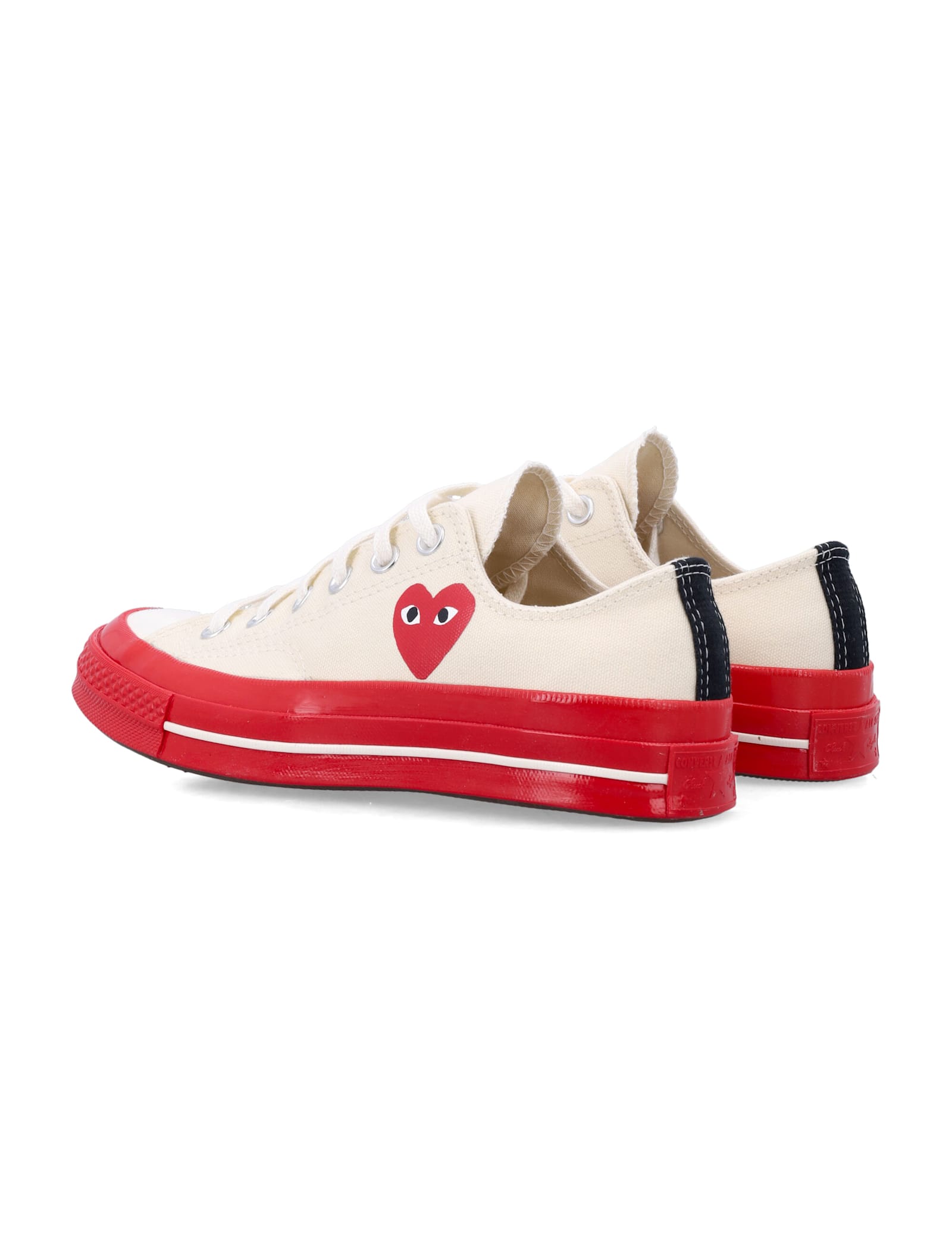 Comme Des Garçons Play X Converse Chuck 70 Low-top Sneakers In White