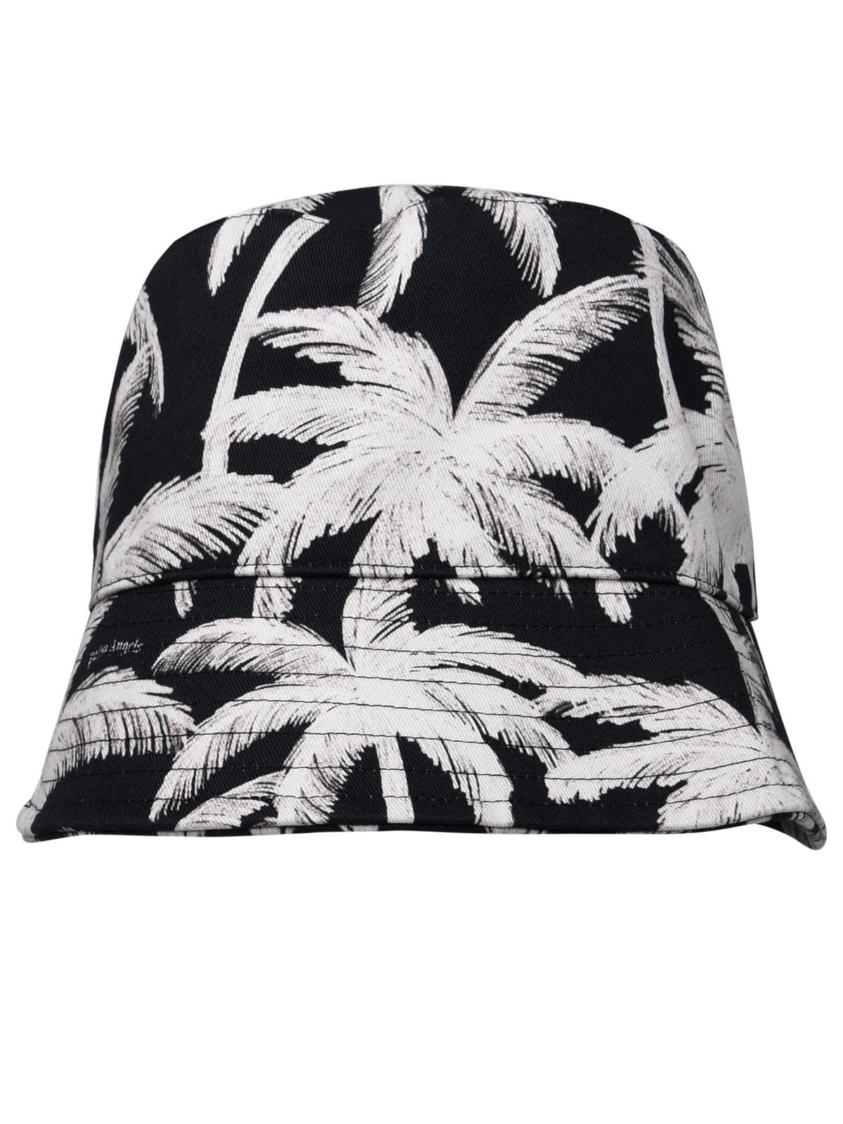 PALM ANGELS TWO-TONE COTTON HAT