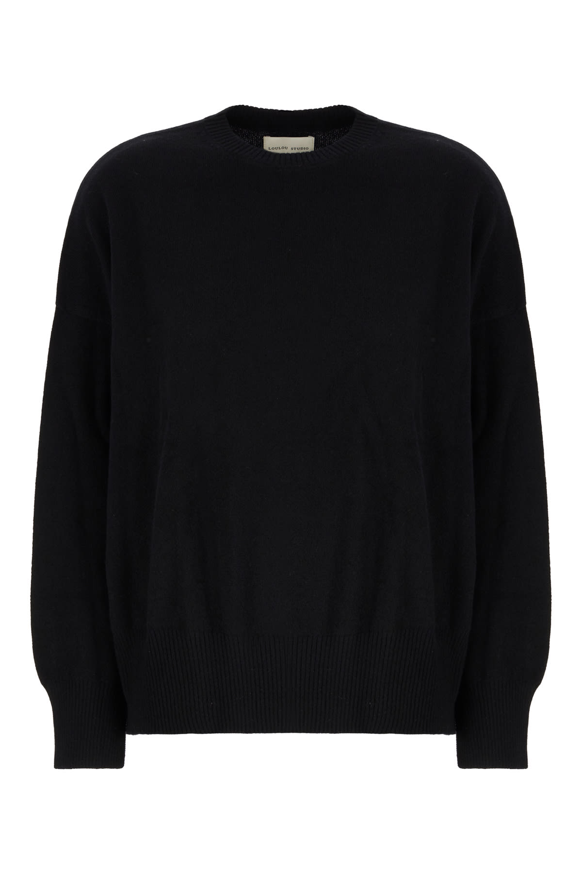 LOULOU STUDIO BLACK CASHMERE ANAA SWEATER 