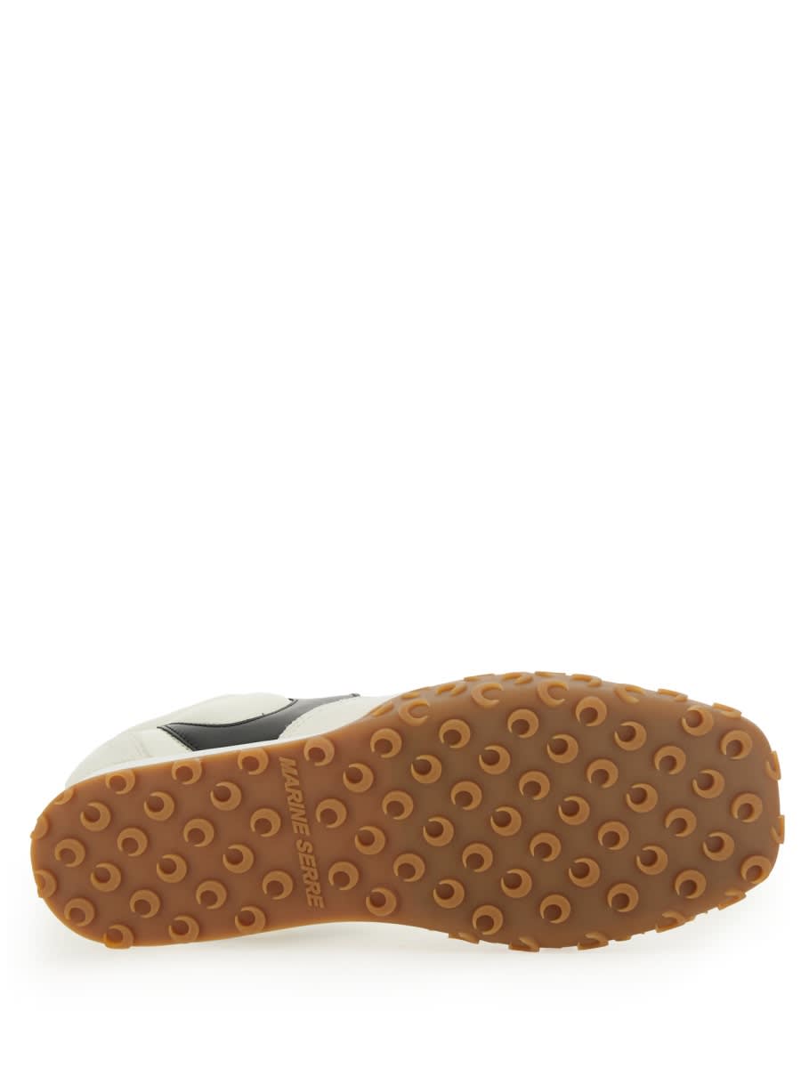 Marine Serre Crescent Moon Suede Panel Sneakers
