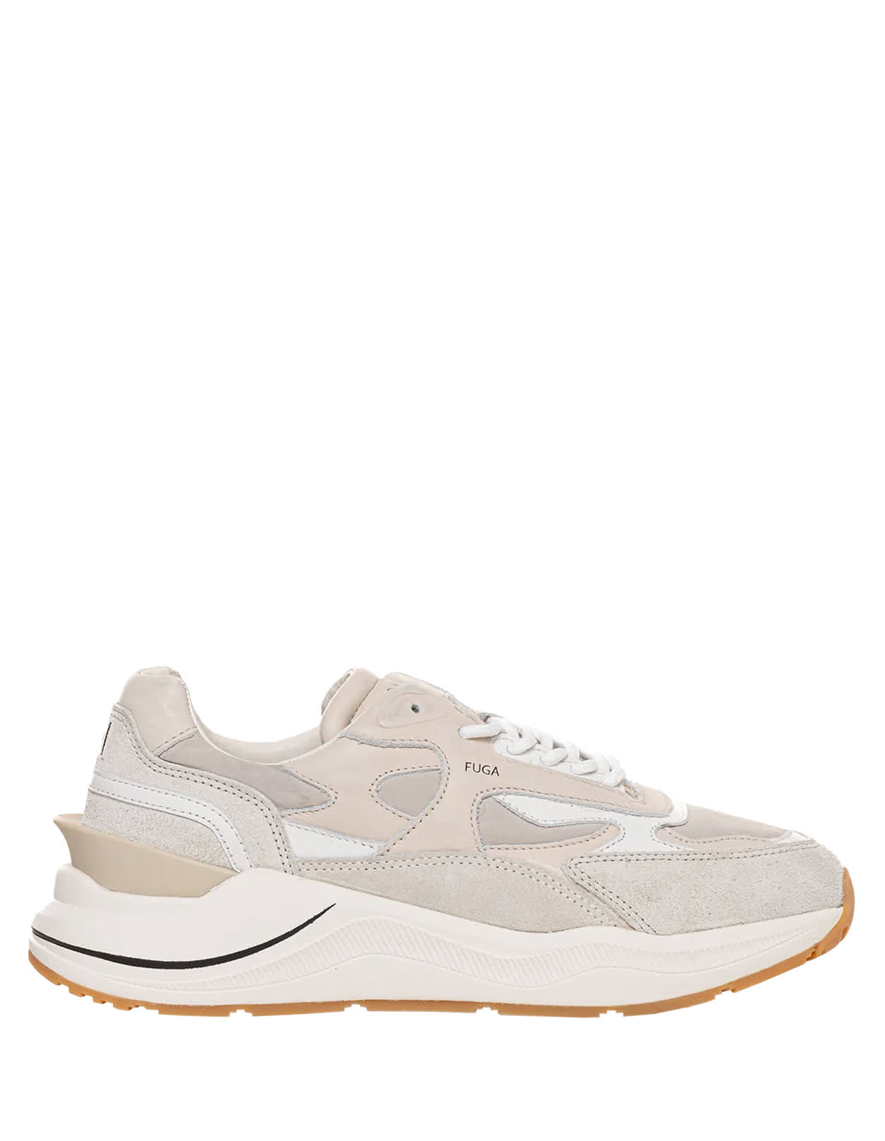 D. A.T. E. White Fuga Running Sneakers