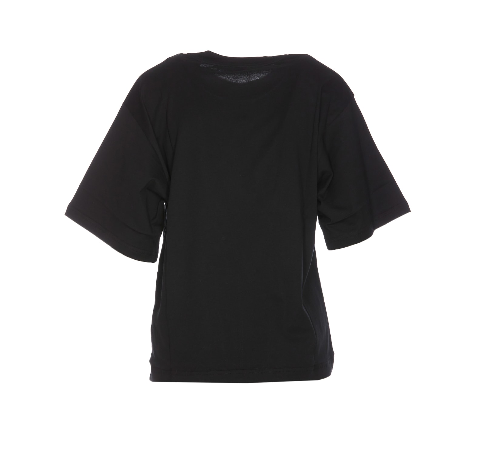 Shop Dolce & Gabbana Logo Lettering T-shirt In Black