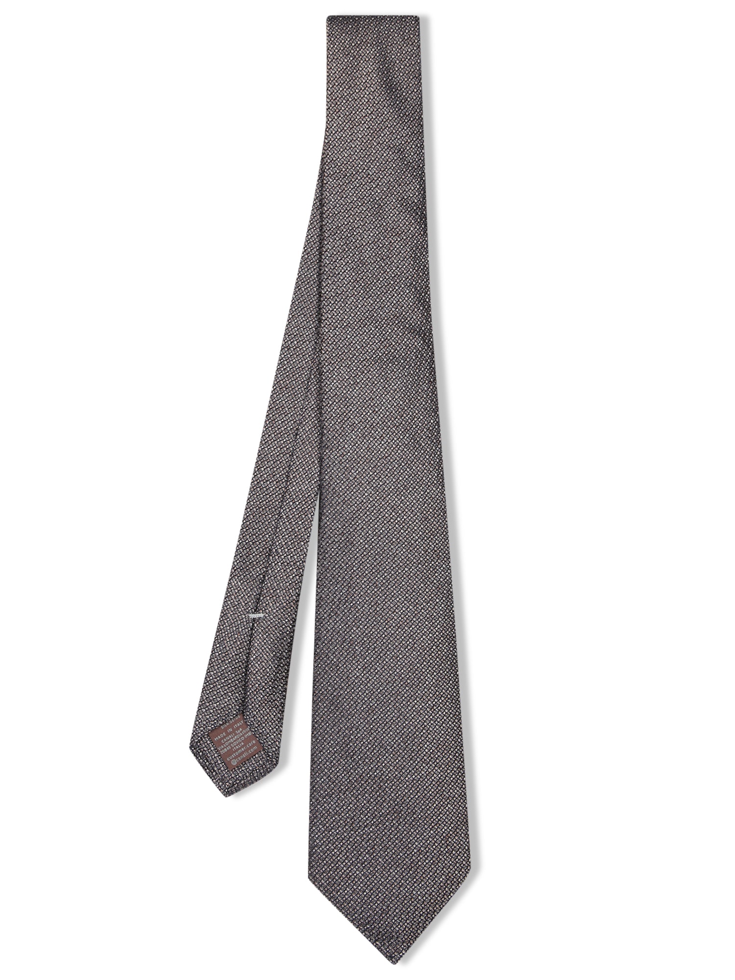 Brown Silk Tie