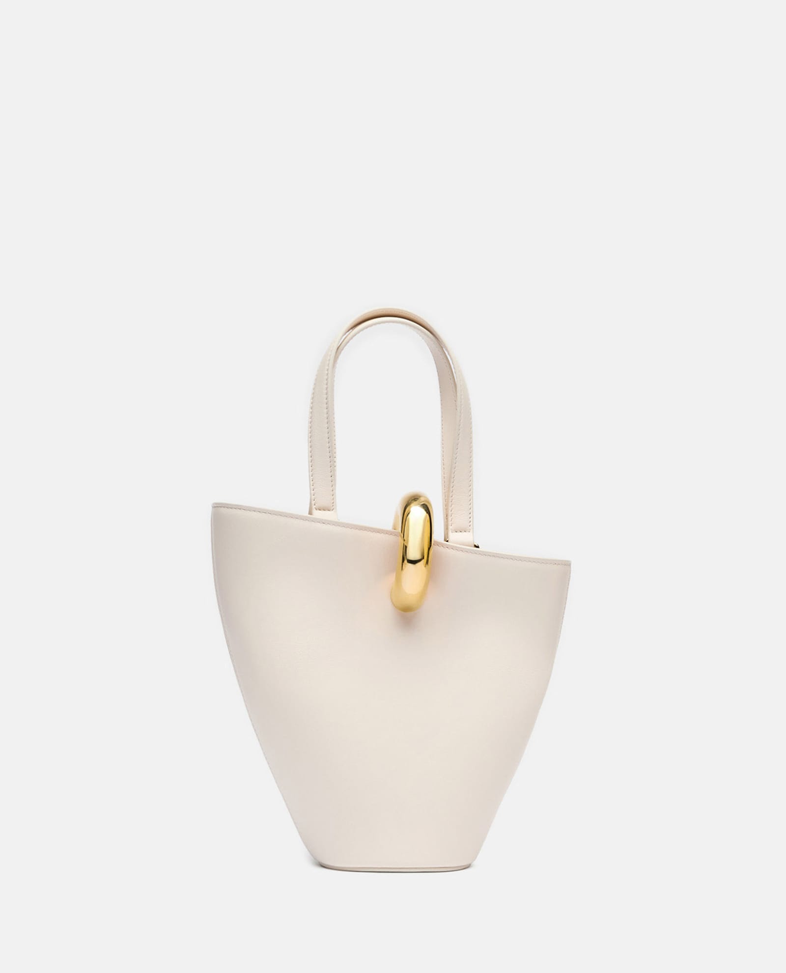 Shop Jacquemus Le Petit Bambola Tote Bag In White