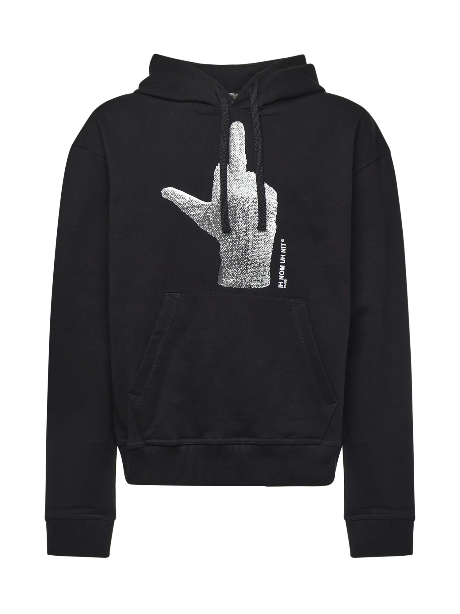 Ih Nom Uh Nit Cotton Print Sweatshirt In Black