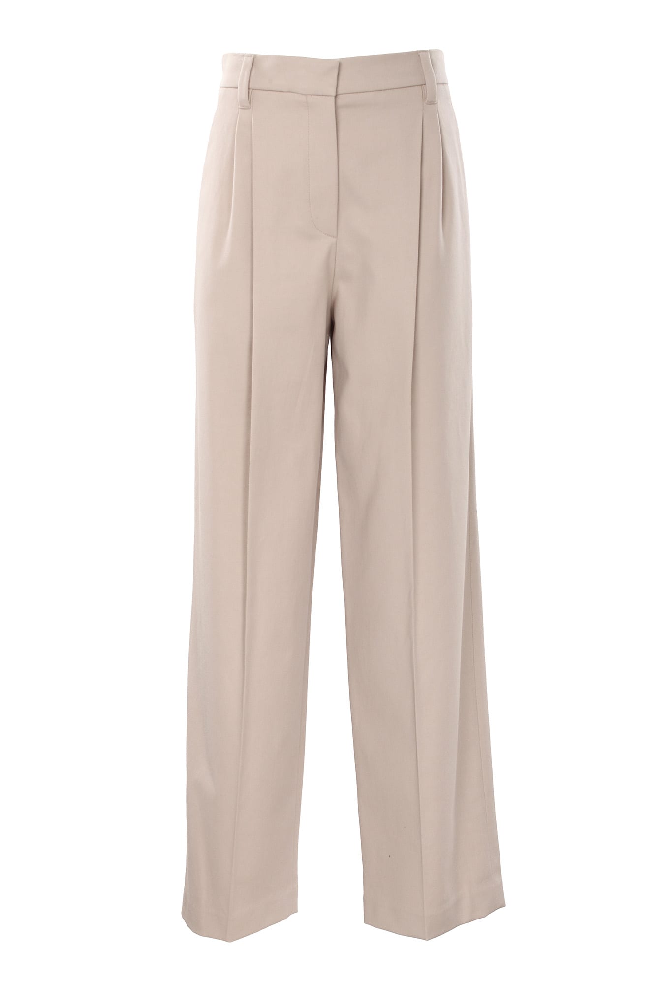 Shop Brunello Cucinelli Trousers Beige