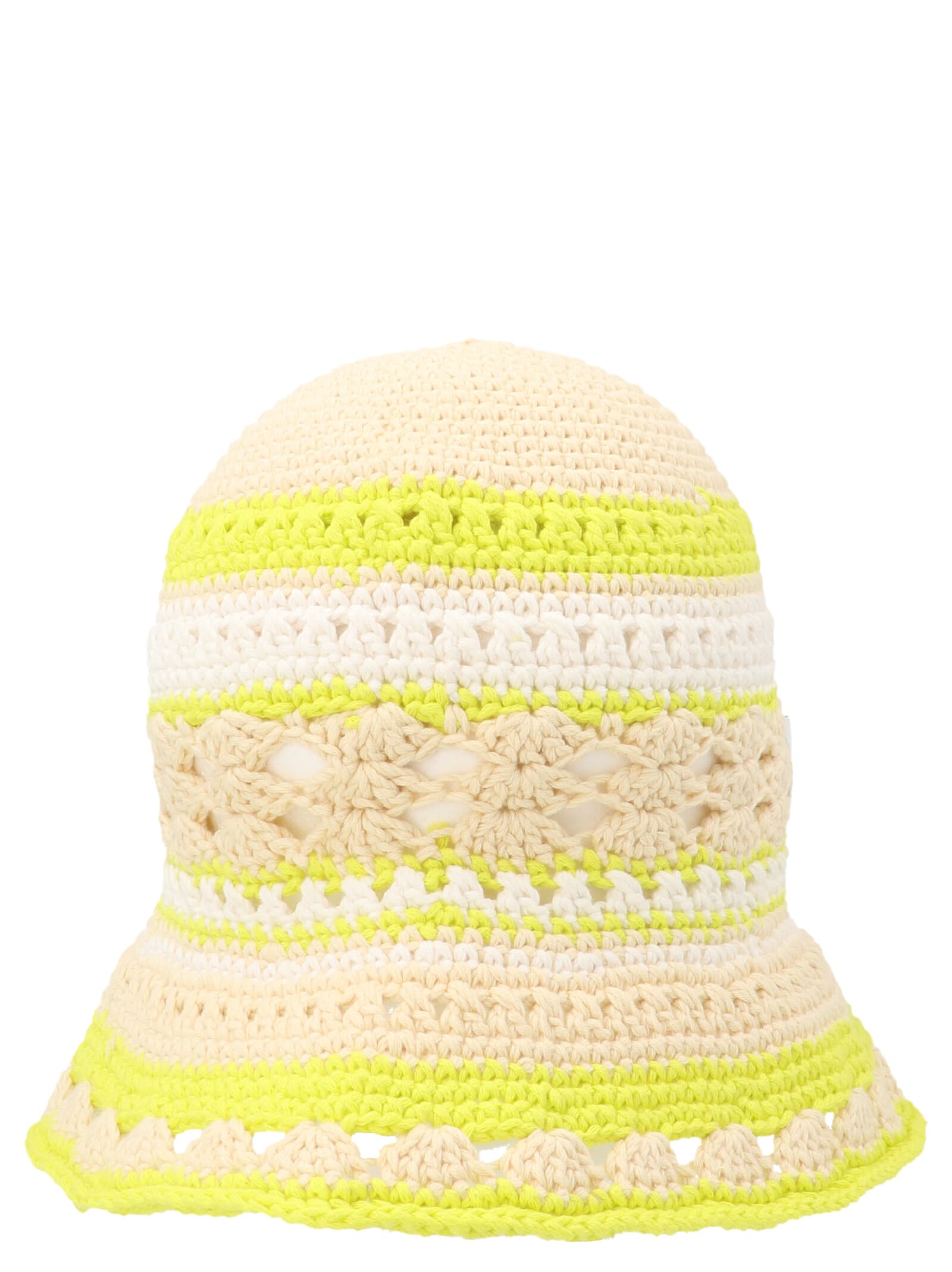 Ganni Crochet Bucket Hat In Rutabaga ModeSens