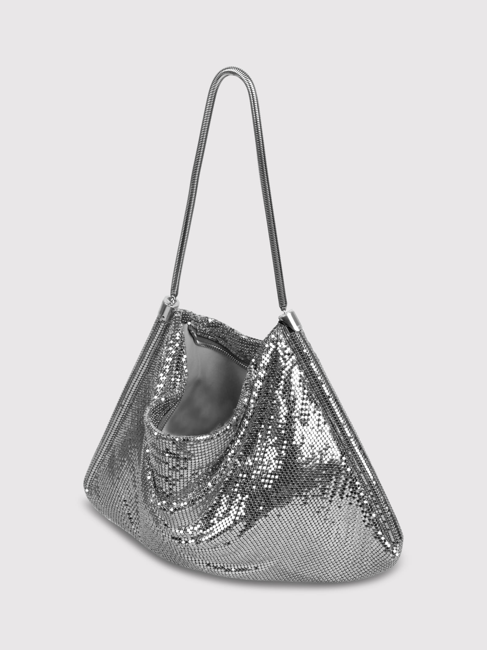 Shop Paco Rabanne Rabanne Pixel Metallic Shoulder Bag